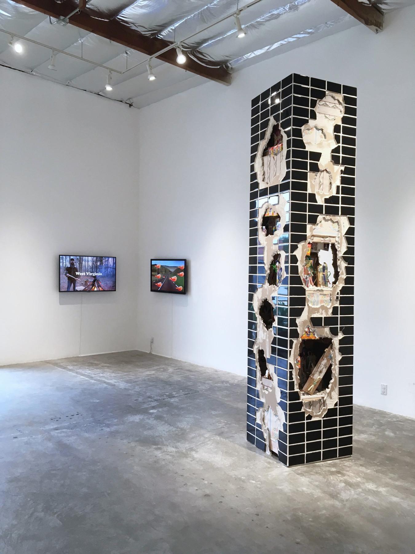 Installation View of Bryan Zanisnik: Skull Crusher 1964