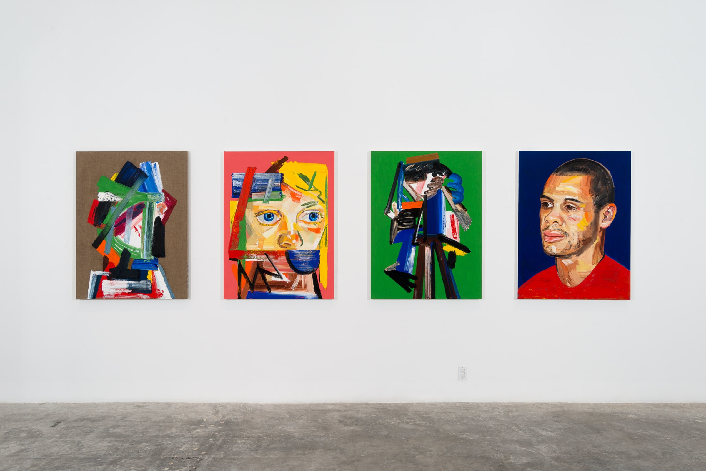 Installation View of Erik Olson: L.A. Paintings