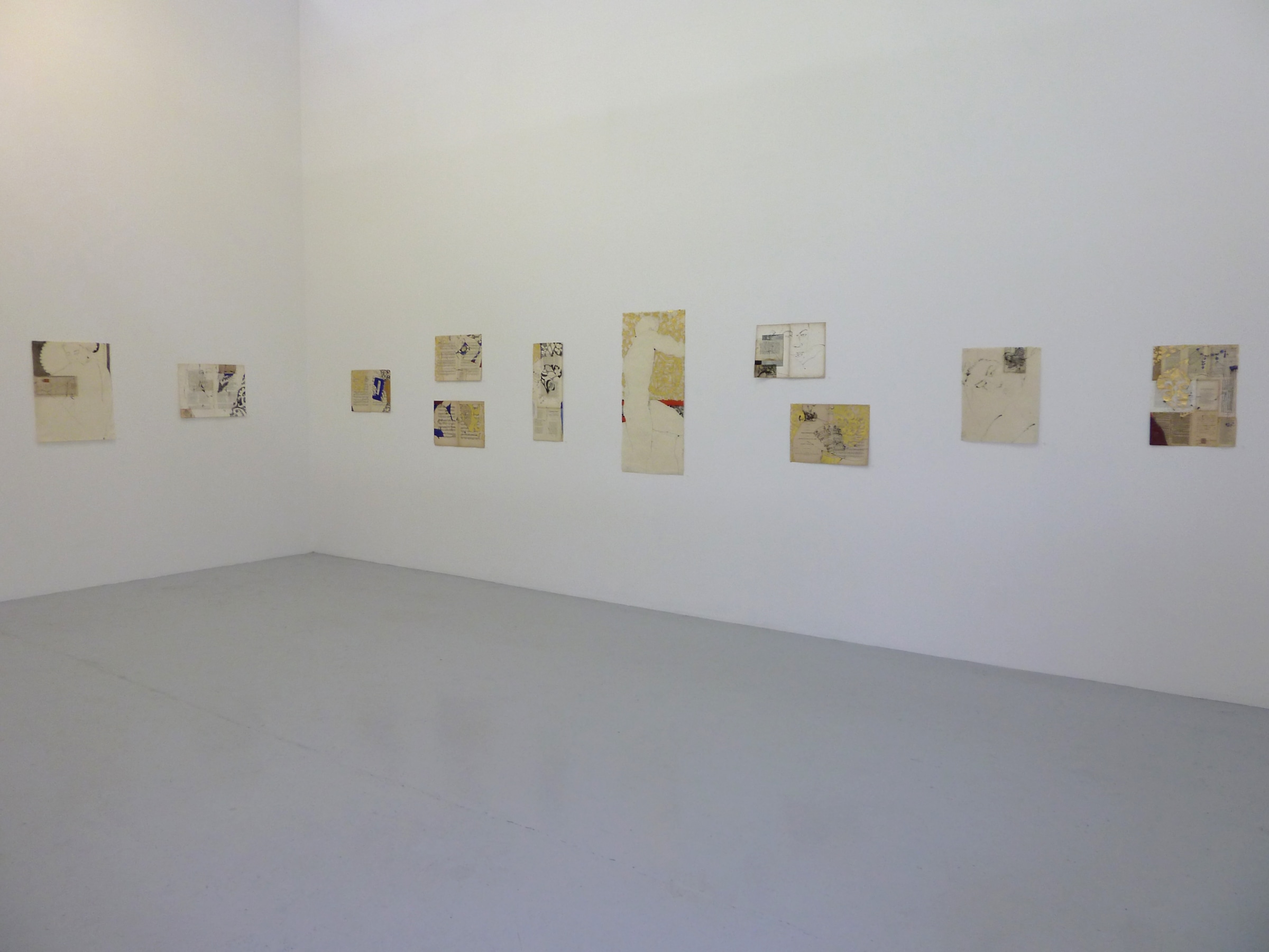 Exhibition View of Robert Kushner: Thirty Literary Nudes