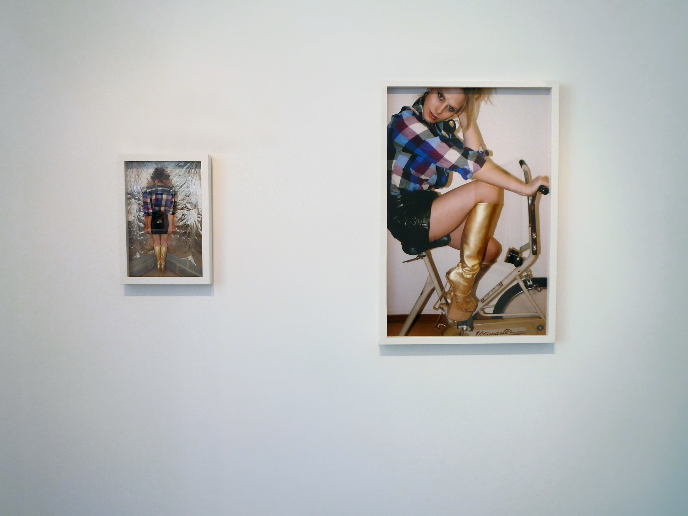 Installation View of Zackary Drucker and Amos Mac: Distance is where your heart is, home is where you hang your heart​