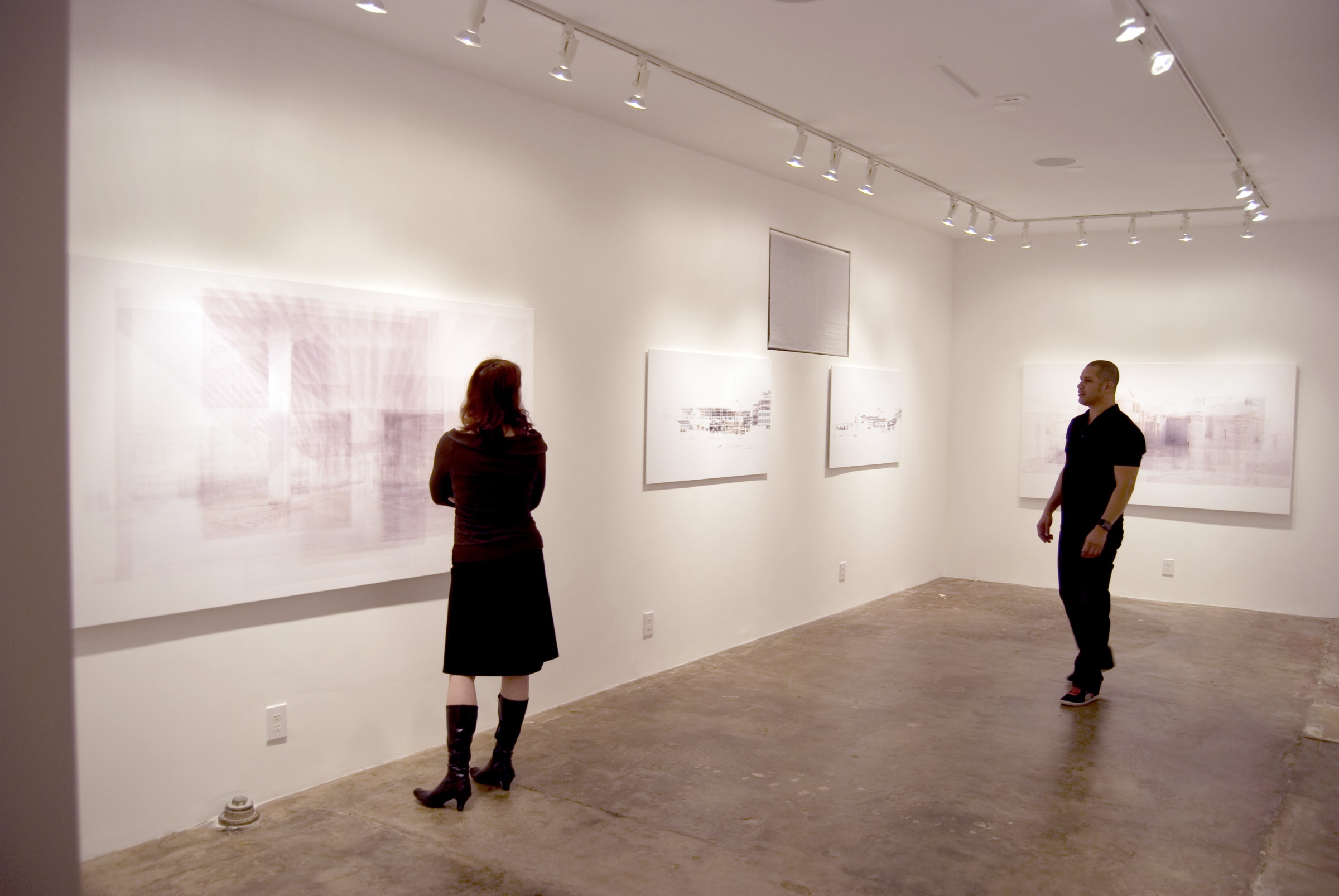 Installation View of Thom Heileson: Ghost space