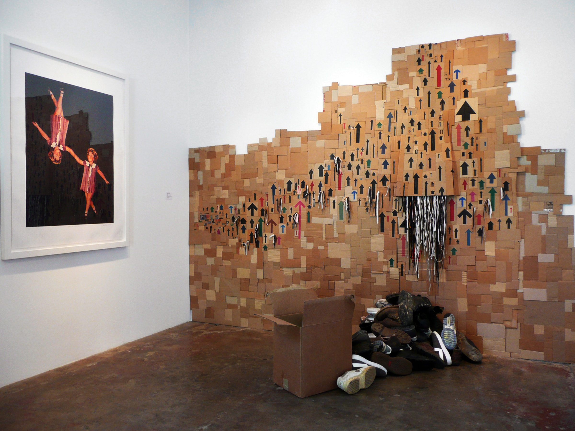 Installation View of SOCIAL CLIMBING Part I: On the Move