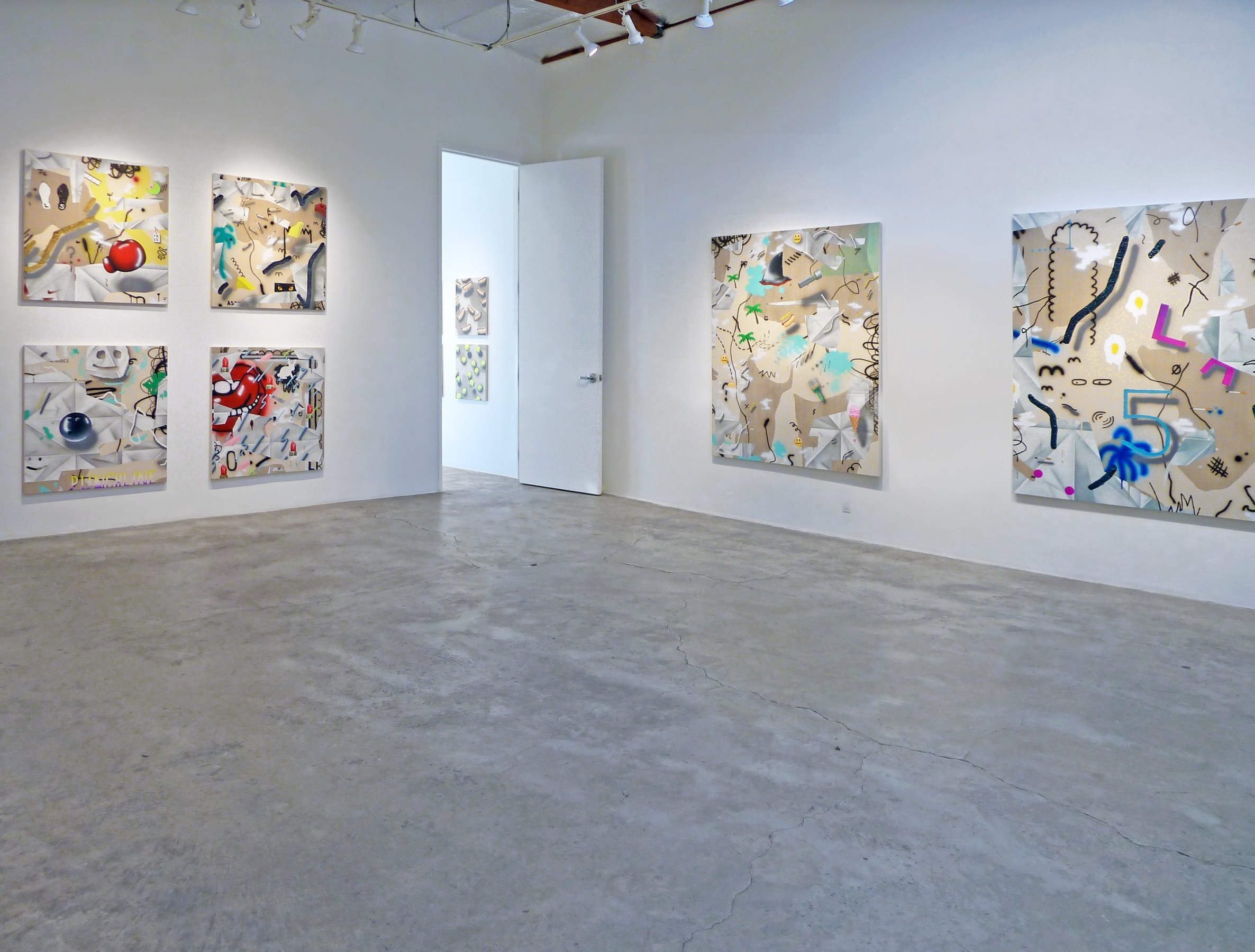 Installation View of Josh Reames: #PAINTING