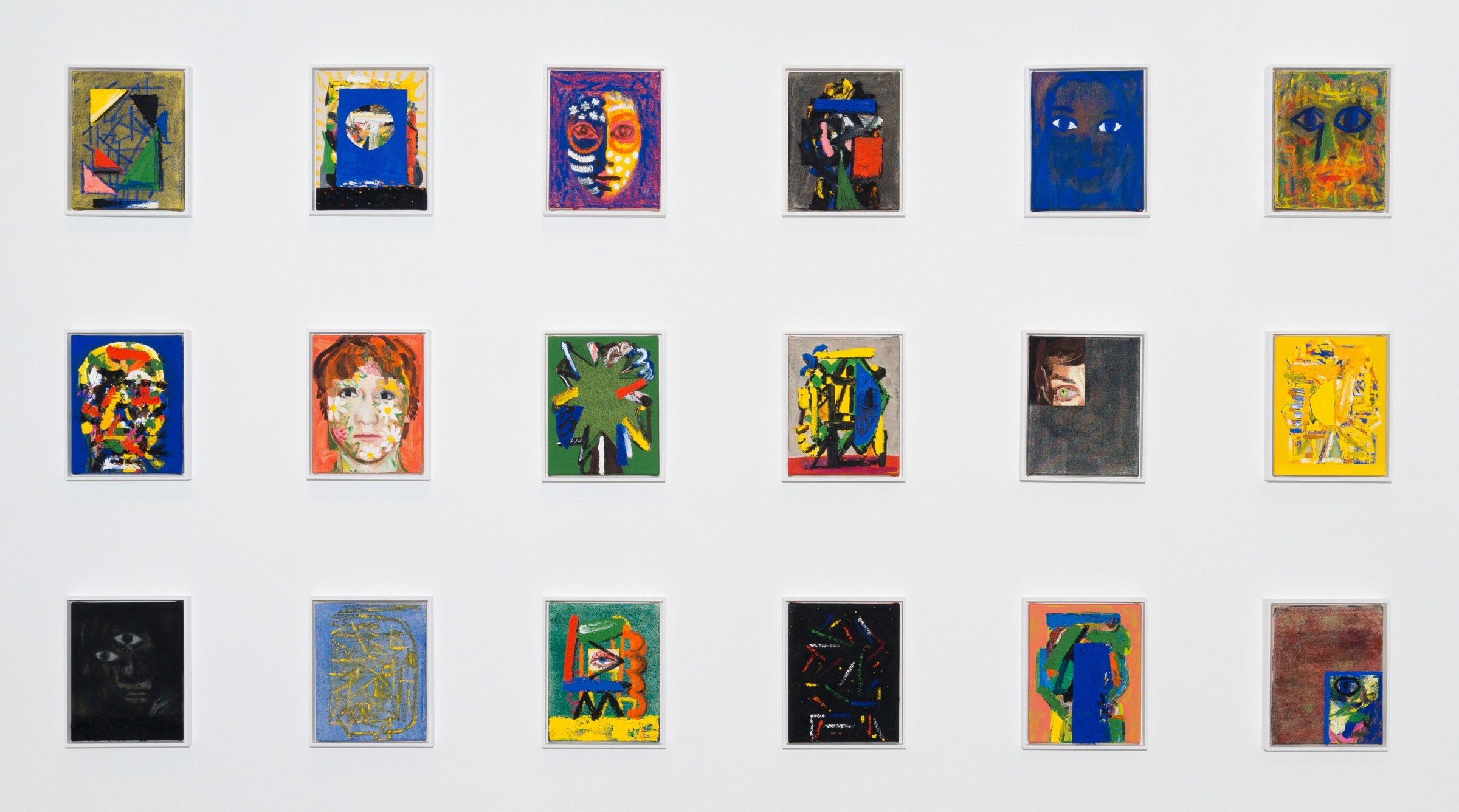 Erik Olson 18 Dusseldorf Paintings, installation, 2017