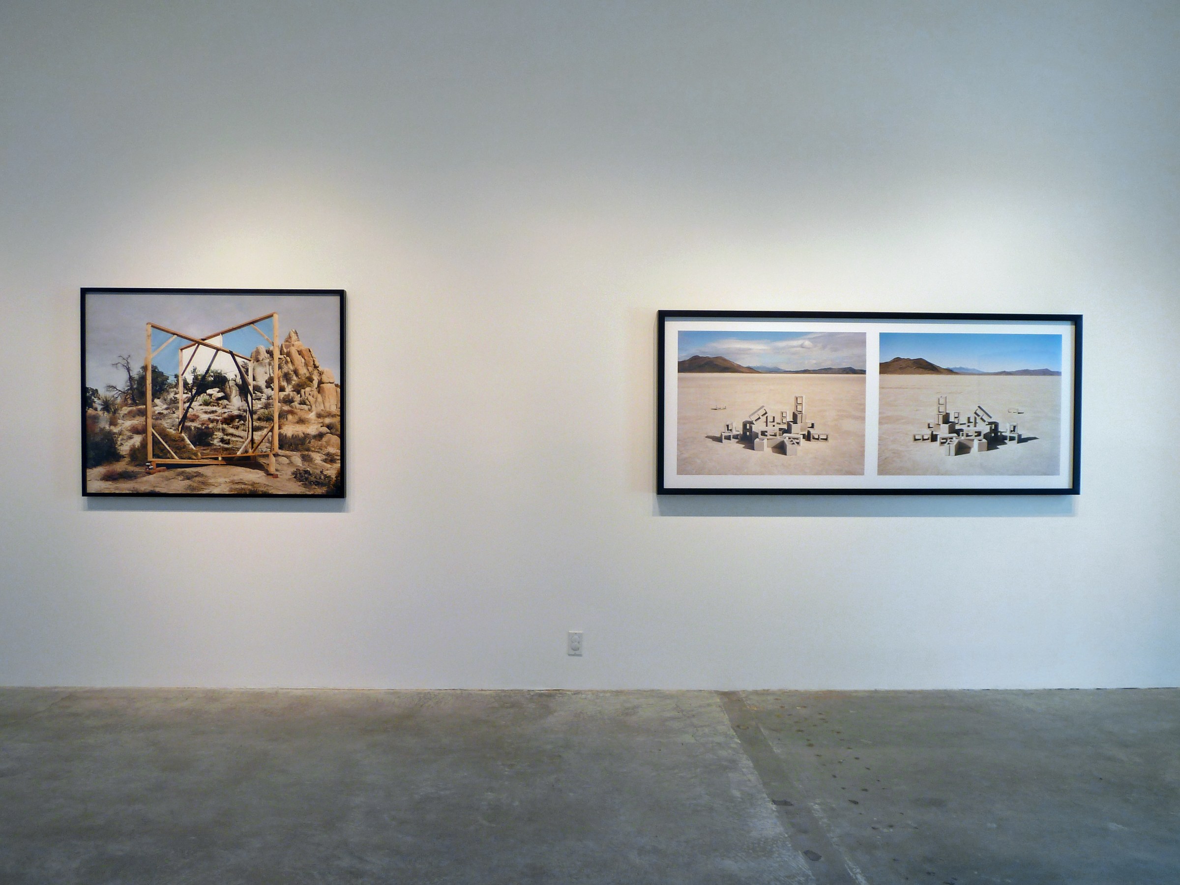 Installation View of Chris Engman, Cody Trepte, Samantha Roth and John Houch: Dualities, Omissions, Loops, and Ruptures