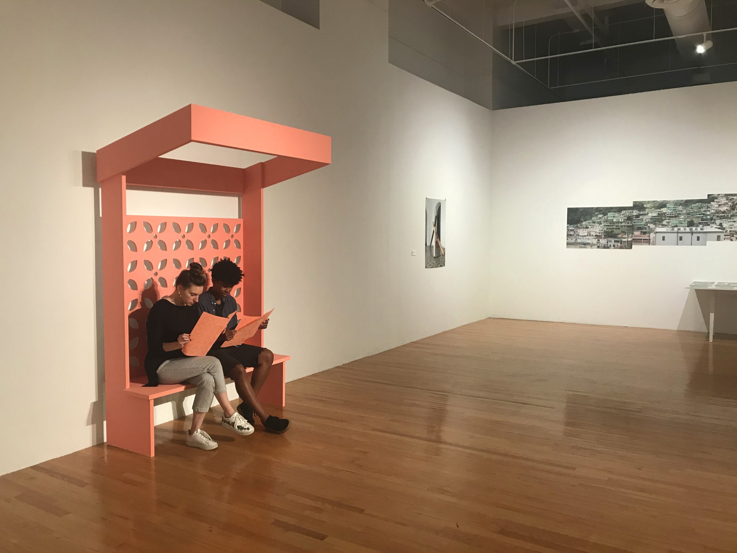 GRAFT installation at Corrosive Like Salt Water at Glass Curtain Gallery