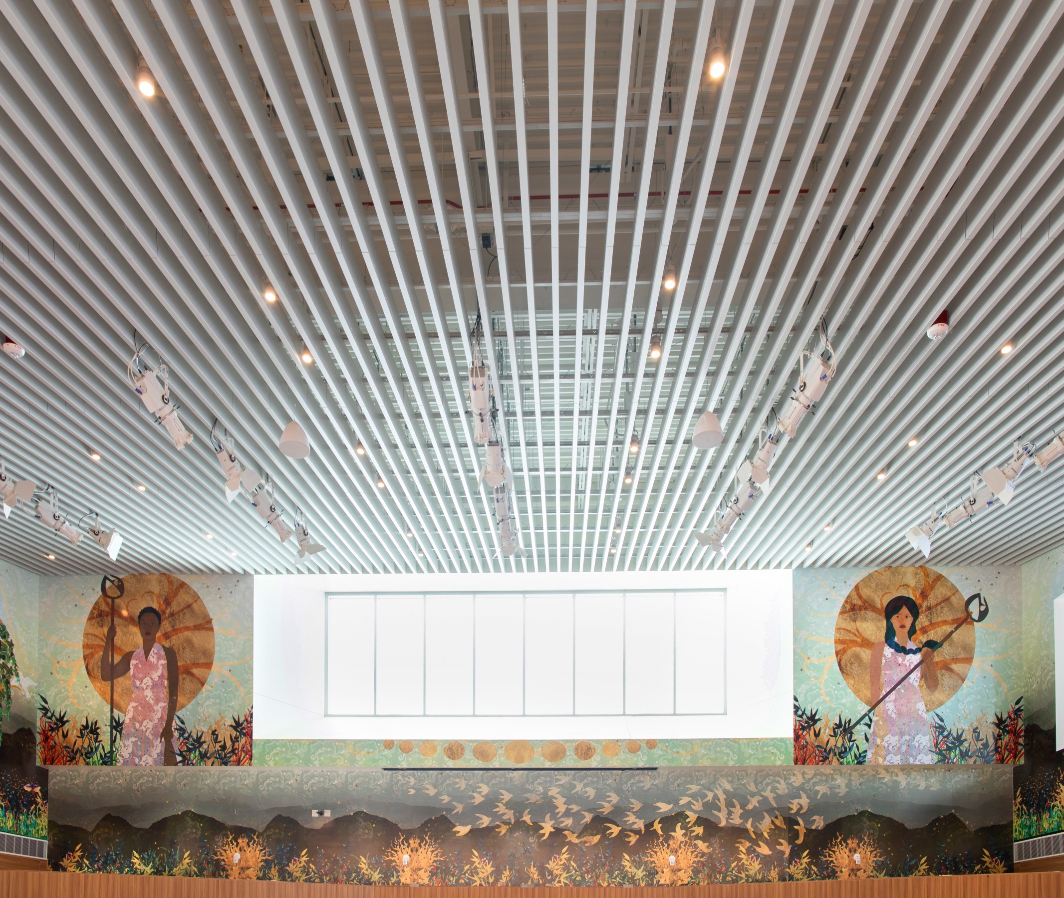 Installation view of The Guardians