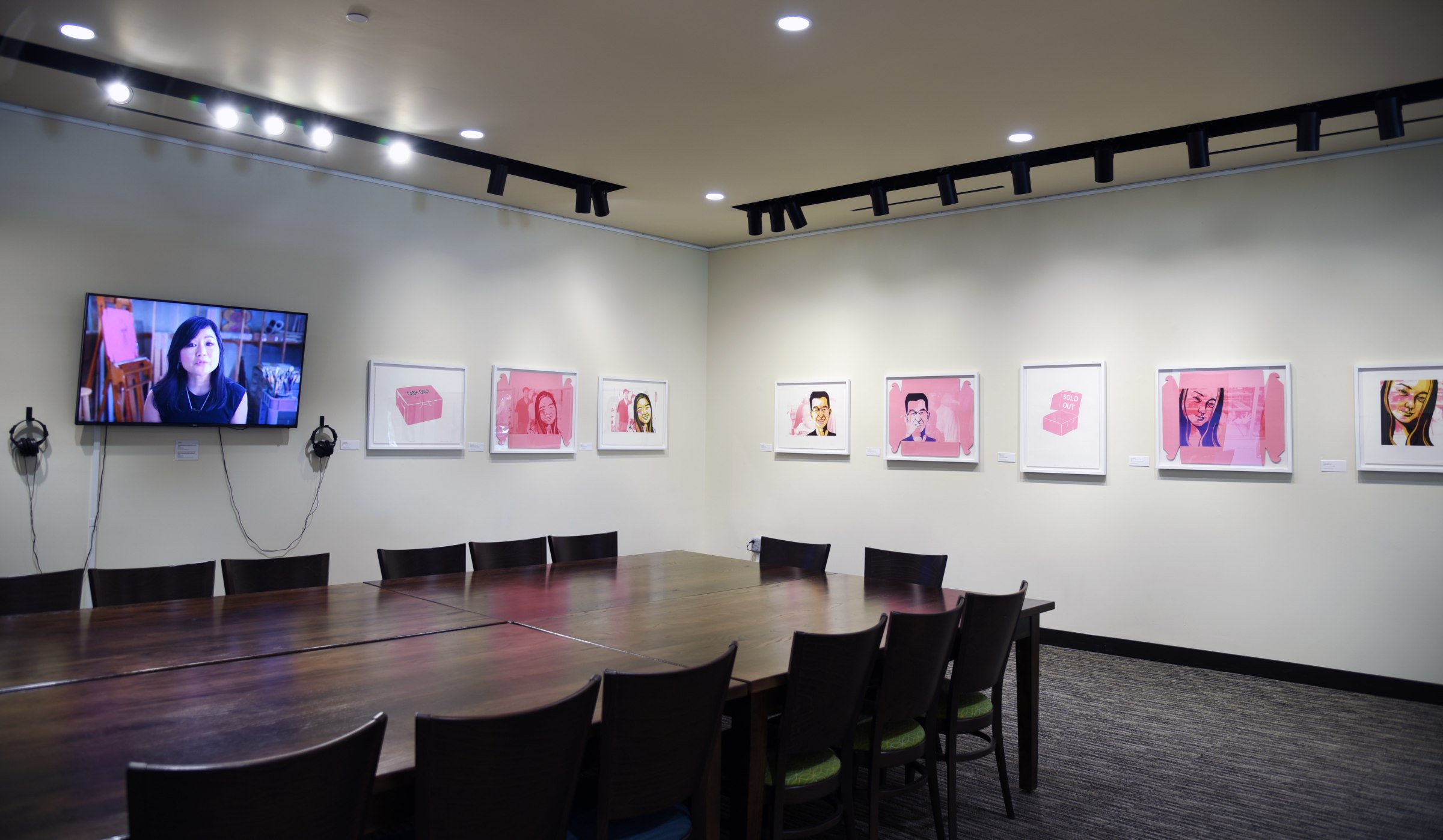 Installation view of&nbsp;Phung Huynh: Donut (W)hole, Pepperdine University: The Payson Library on view from May 2 - September 10, 2023