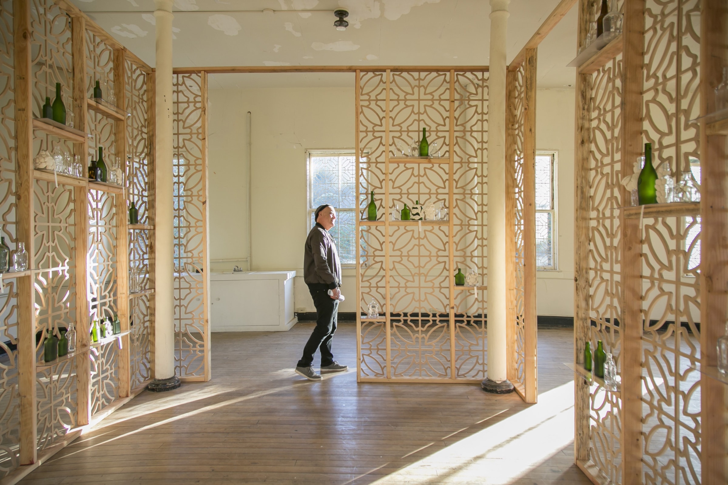 Installation view of 24 Hours at Headland's Project Space