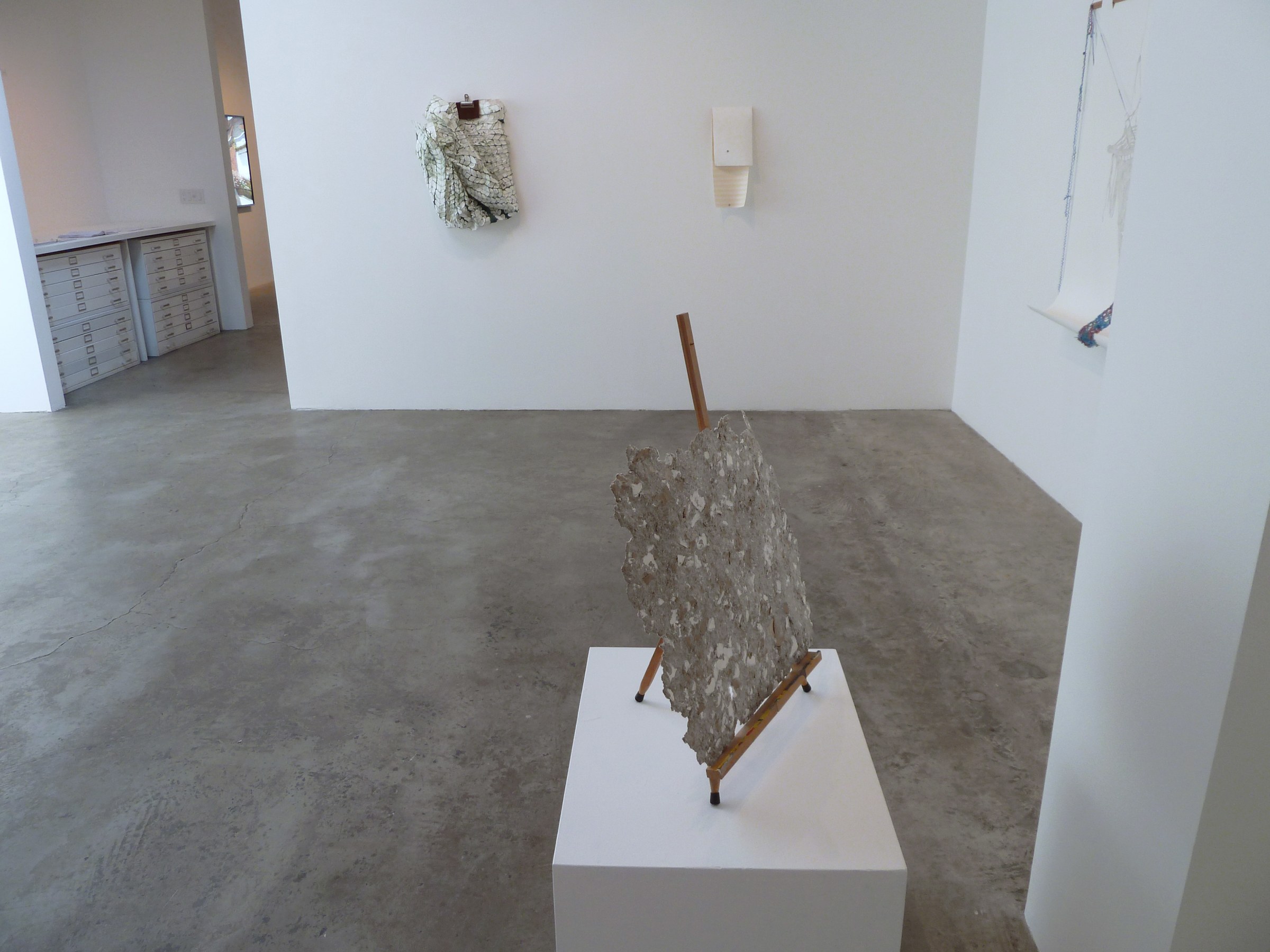 Installation View of Chris Engman, Cody Trepte, Samantha Roth and John Houch: Dualities, Omissions, Loops, and Ruptures