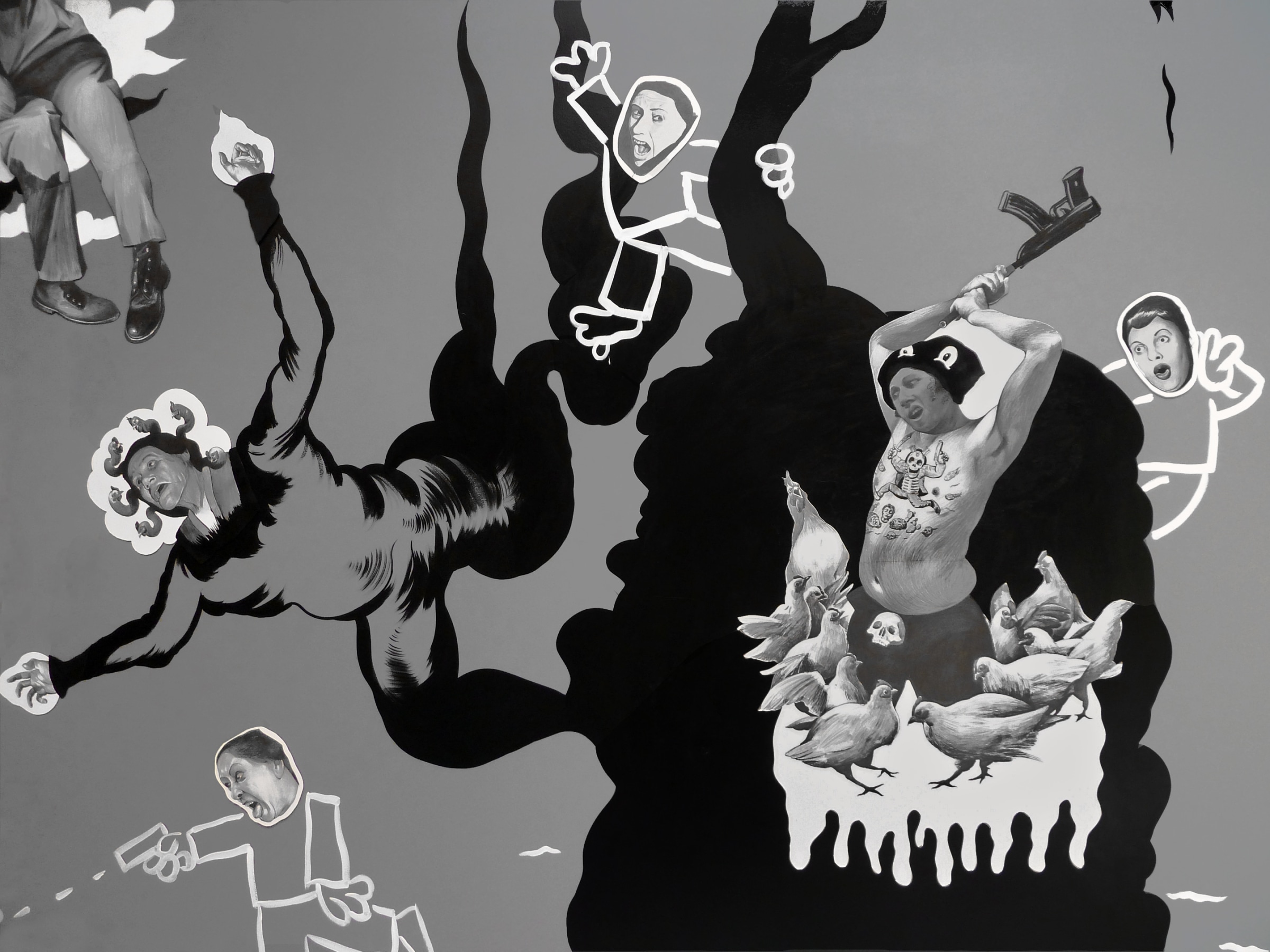 Installation View of Hugo Crosthwaite: Tijuanerias