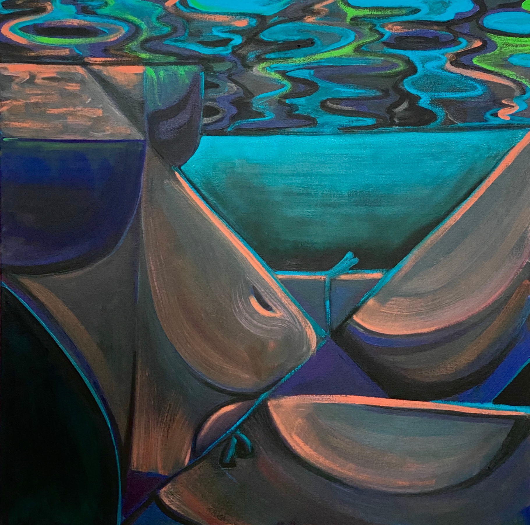 Ethan Gill Night Swimmer, 2020