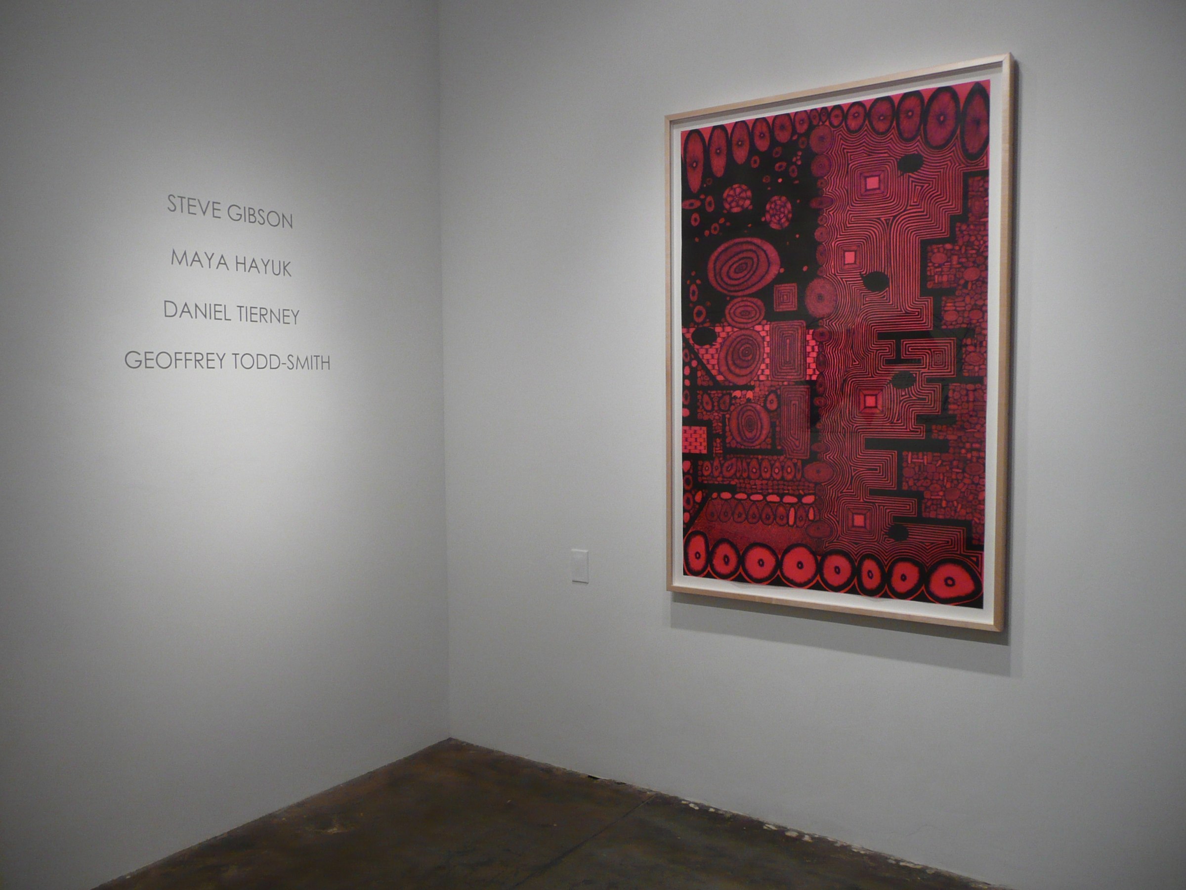 Installation View of Group Show: United States of Color vs. Grand Theft Auto