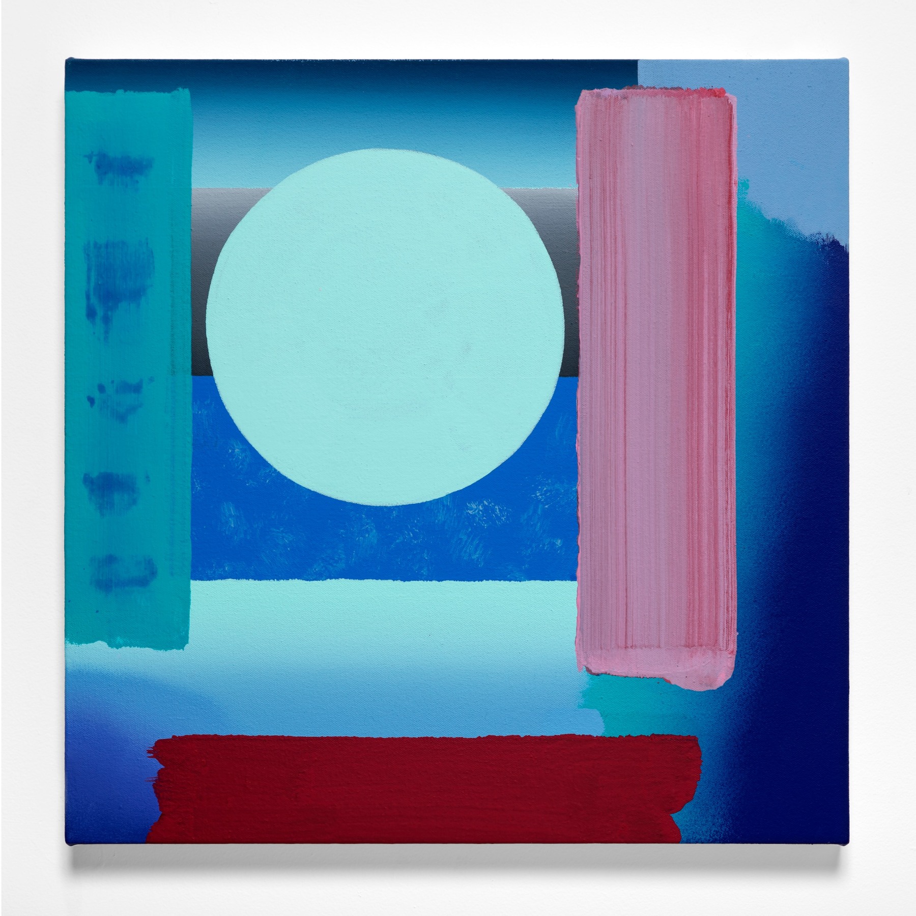 Michael Kindred Knight, Genesee, 2021, Acrylic on canvas, 18 x 18 in.