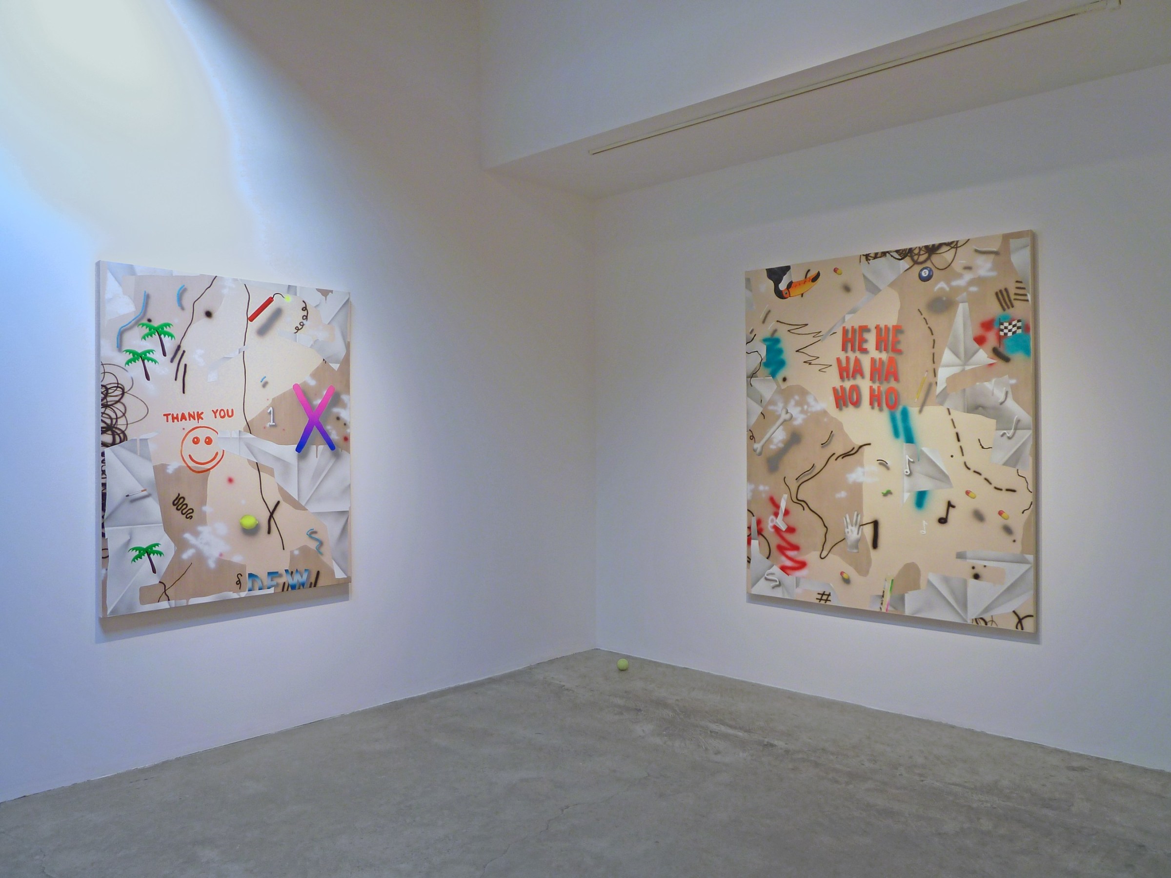 Installation View of Josh Reames: #PAINTING