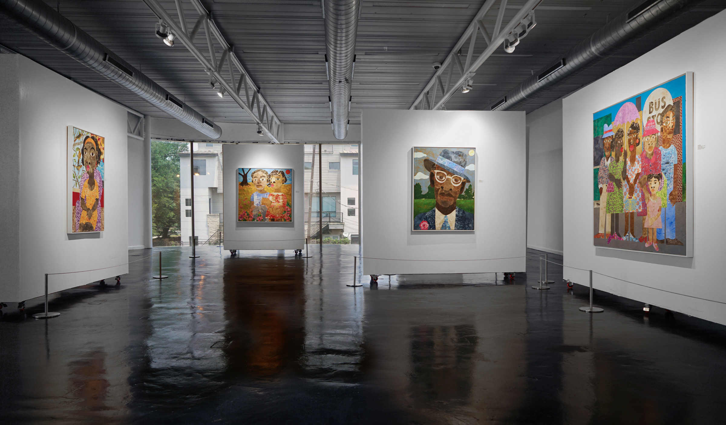 Installation view of&nbsp;Evita Tezeno: Out of Many, Houston Museum of African American Culture on view from April 28 - June 17, 2023