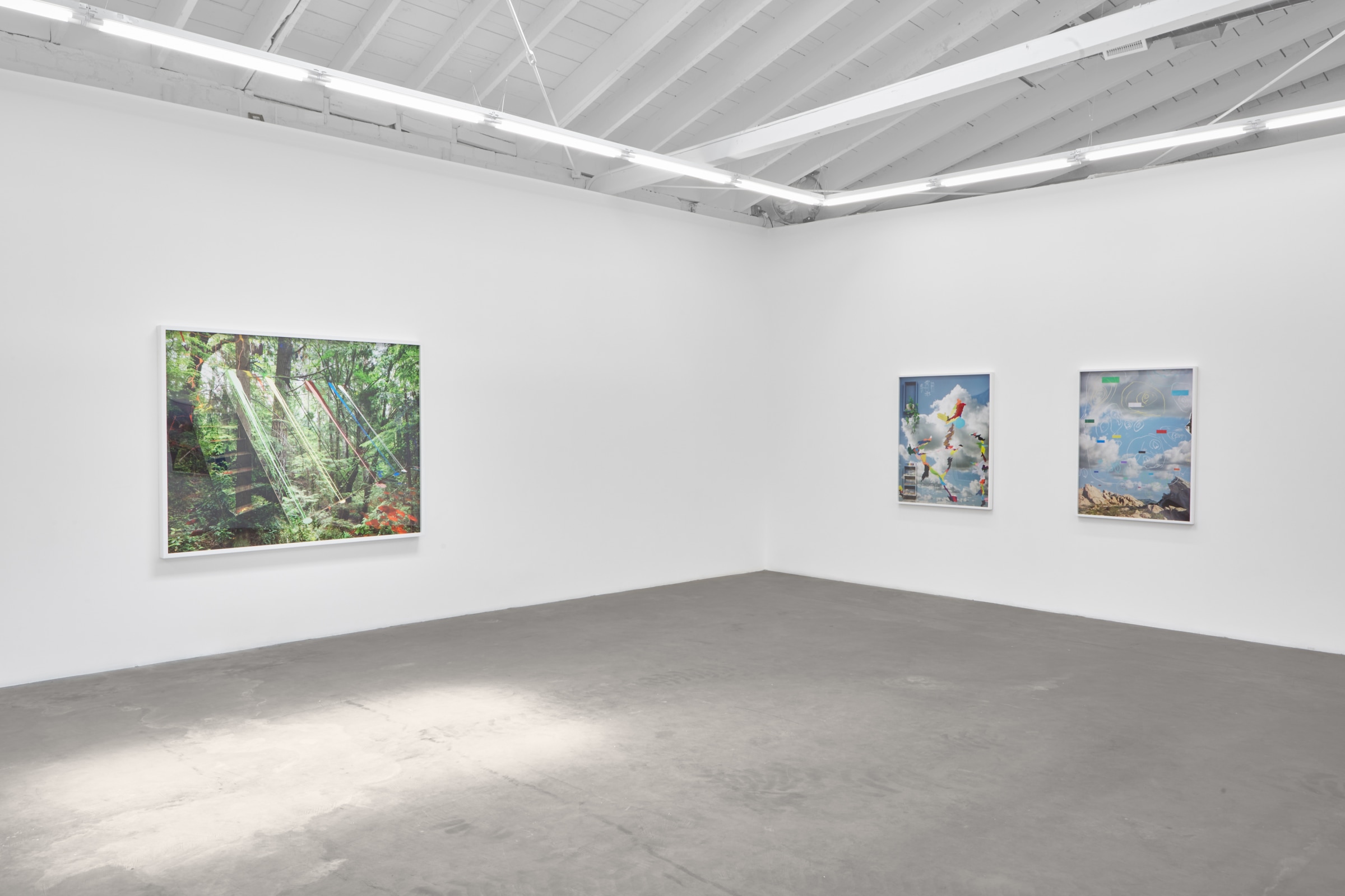 Installation view of Chris Engman, Prism