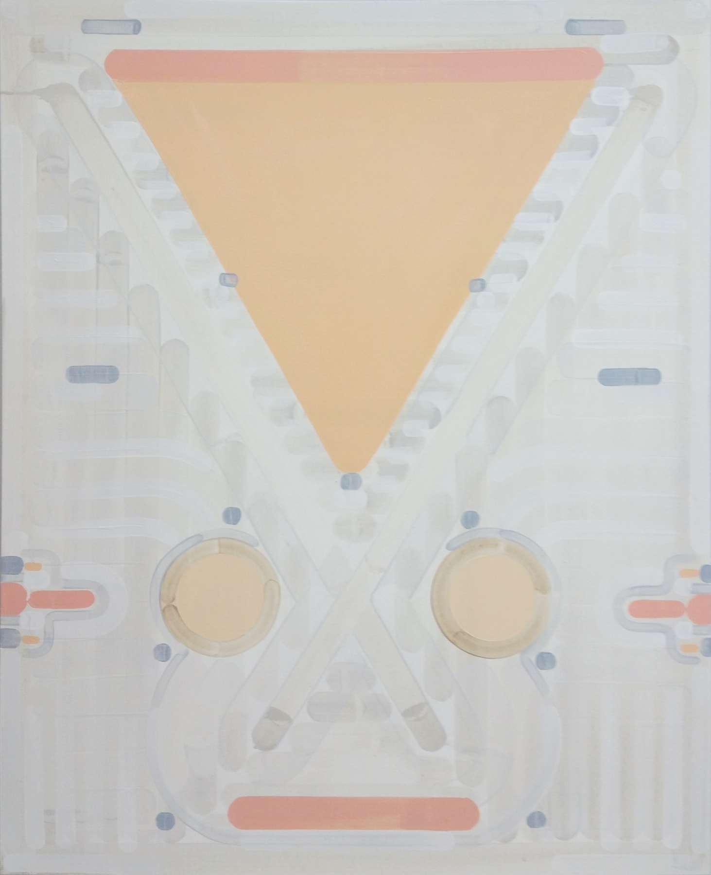 Lily Stockman Smith&rsquo;s Ranch Drive-In (II), 2014 Oil on Indian linen 60 x 48 in.