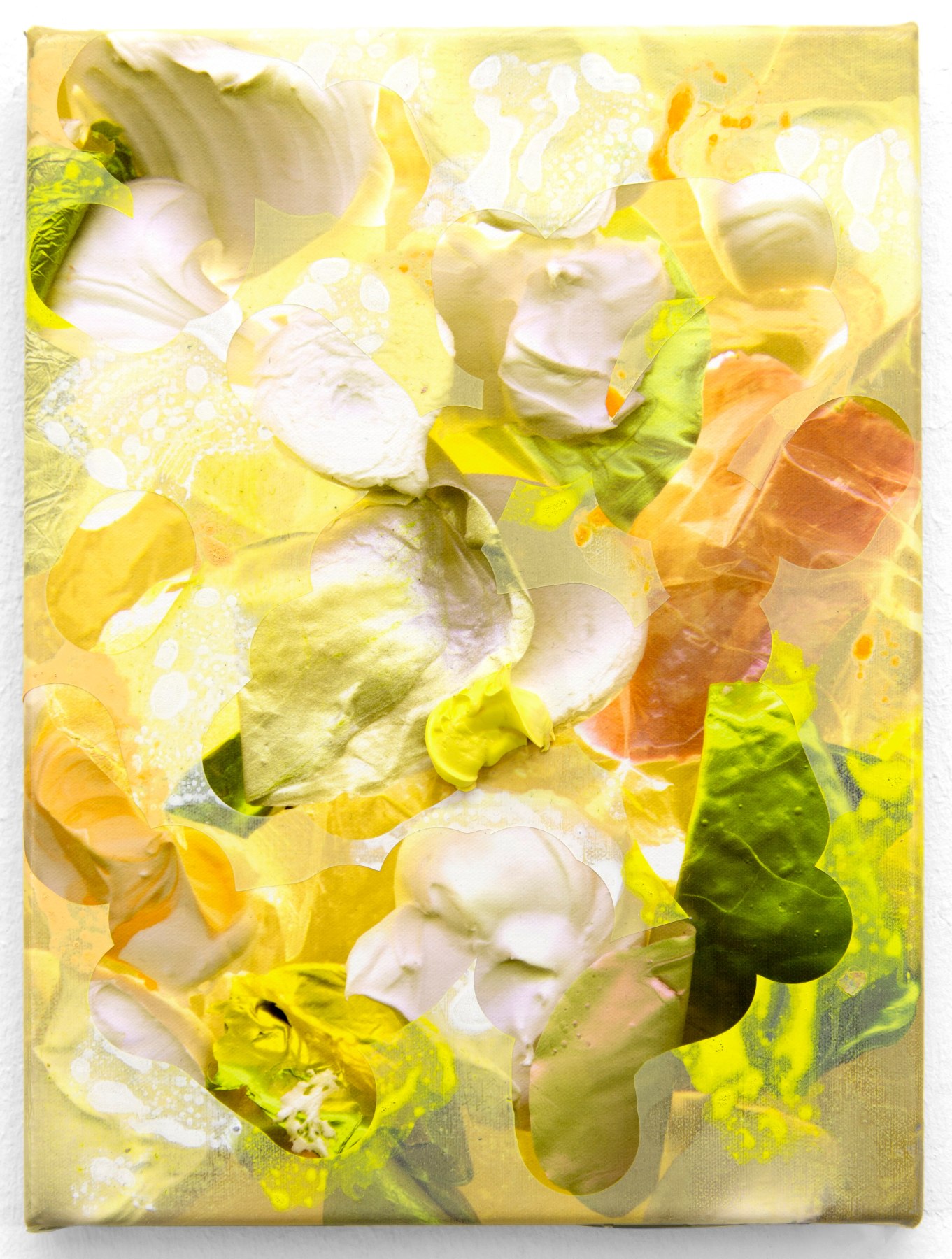 Andr&eacute; Hemer Towards Deep Surfacing #7, 2016 Acrylic and pigment on canvas ​14.2 x 10.6 in.