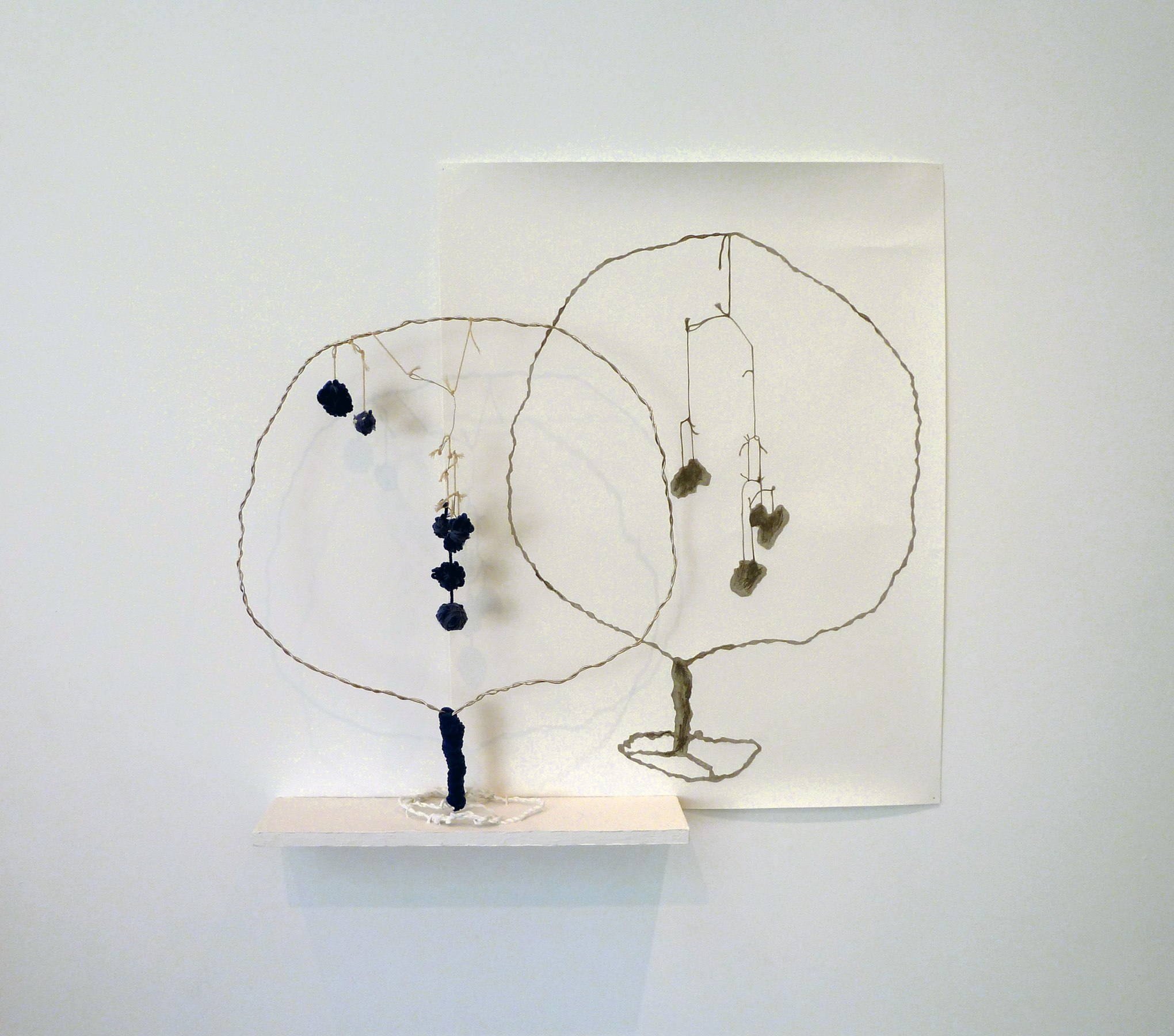 Installation View of Chris Engman, Cody Trepte, Samantha Roth and John Houch: Dualities, Omissions, Loops, and Ruptures