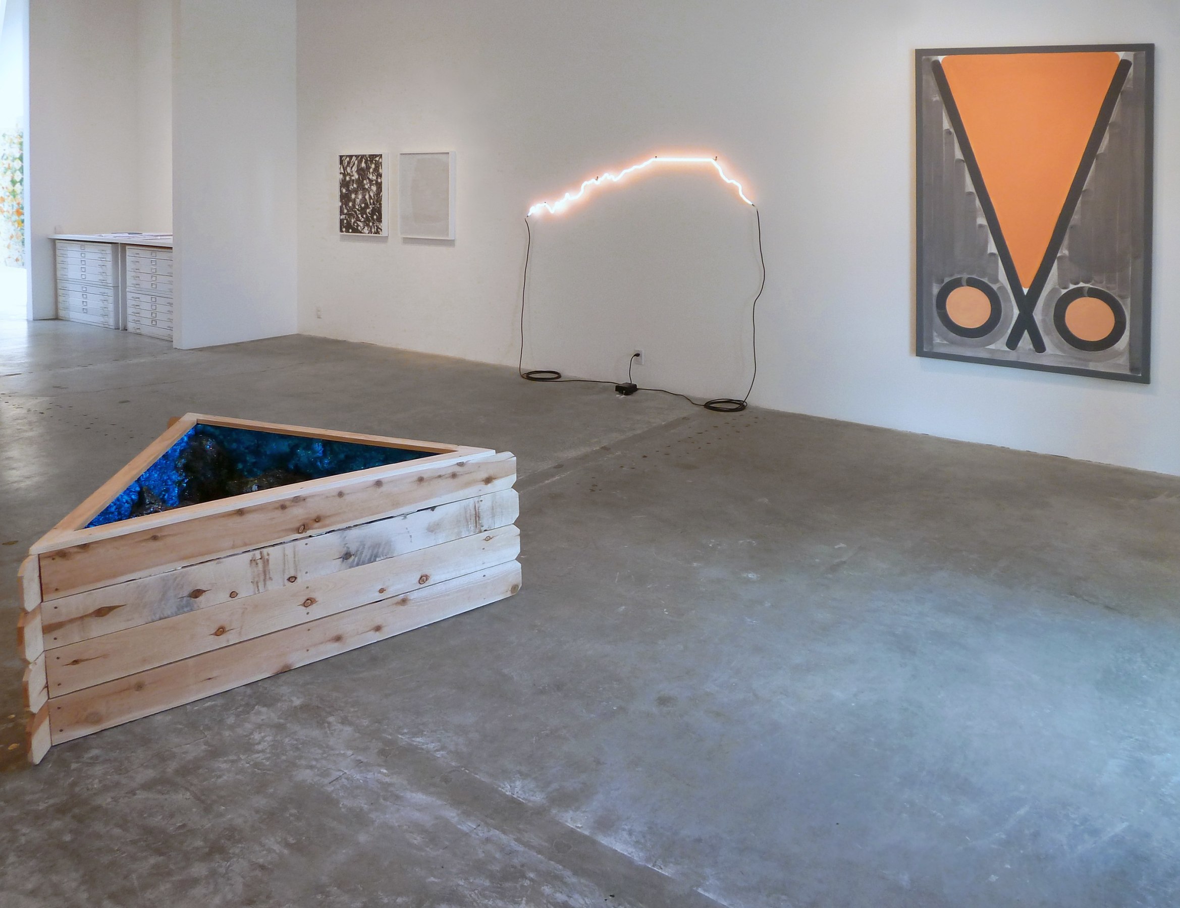 Installation View of Group Show: The Road
