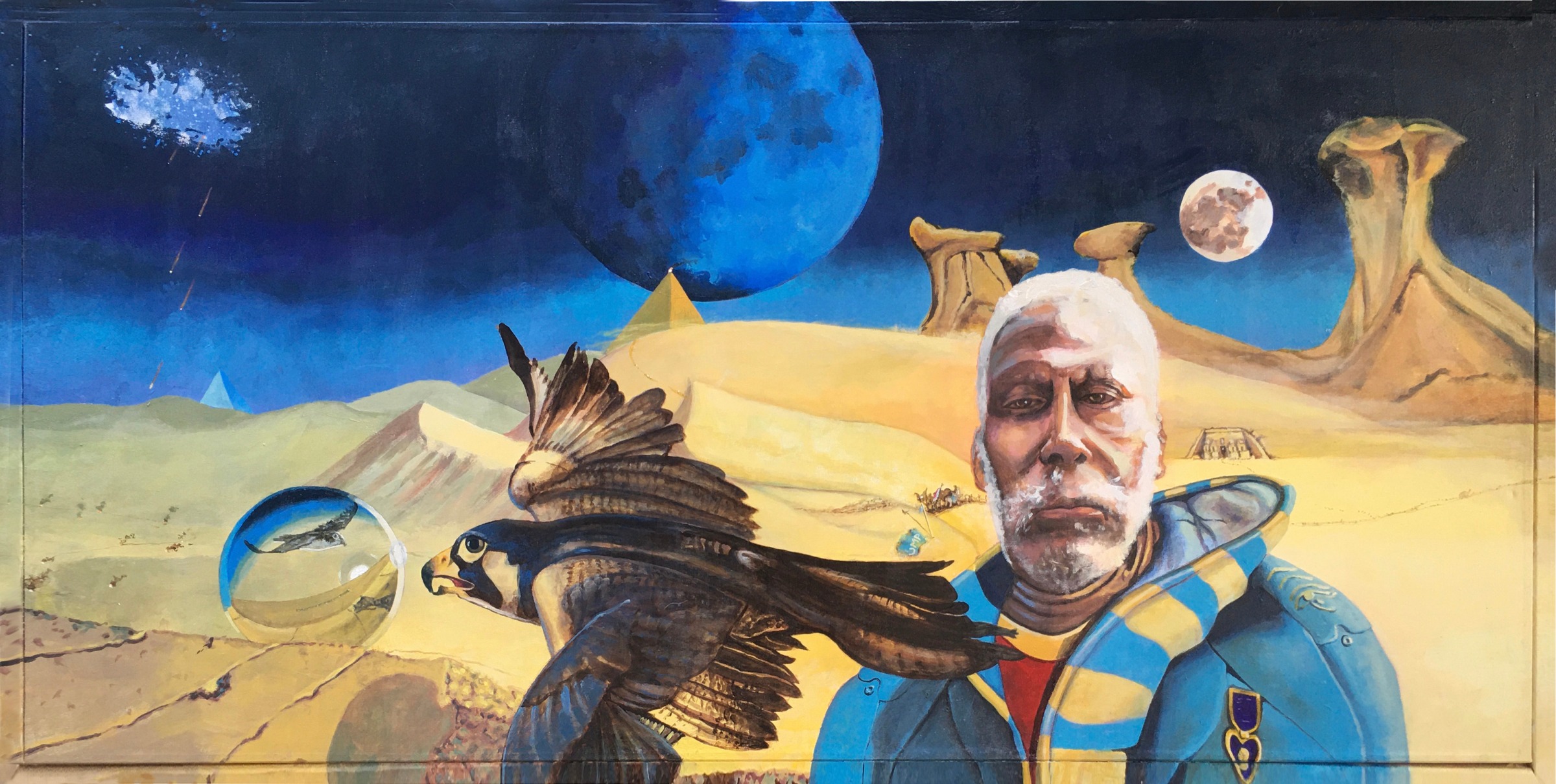 Jim Adams Dawn (Osiris and Horus see off the Forces of Intolerance), 2021