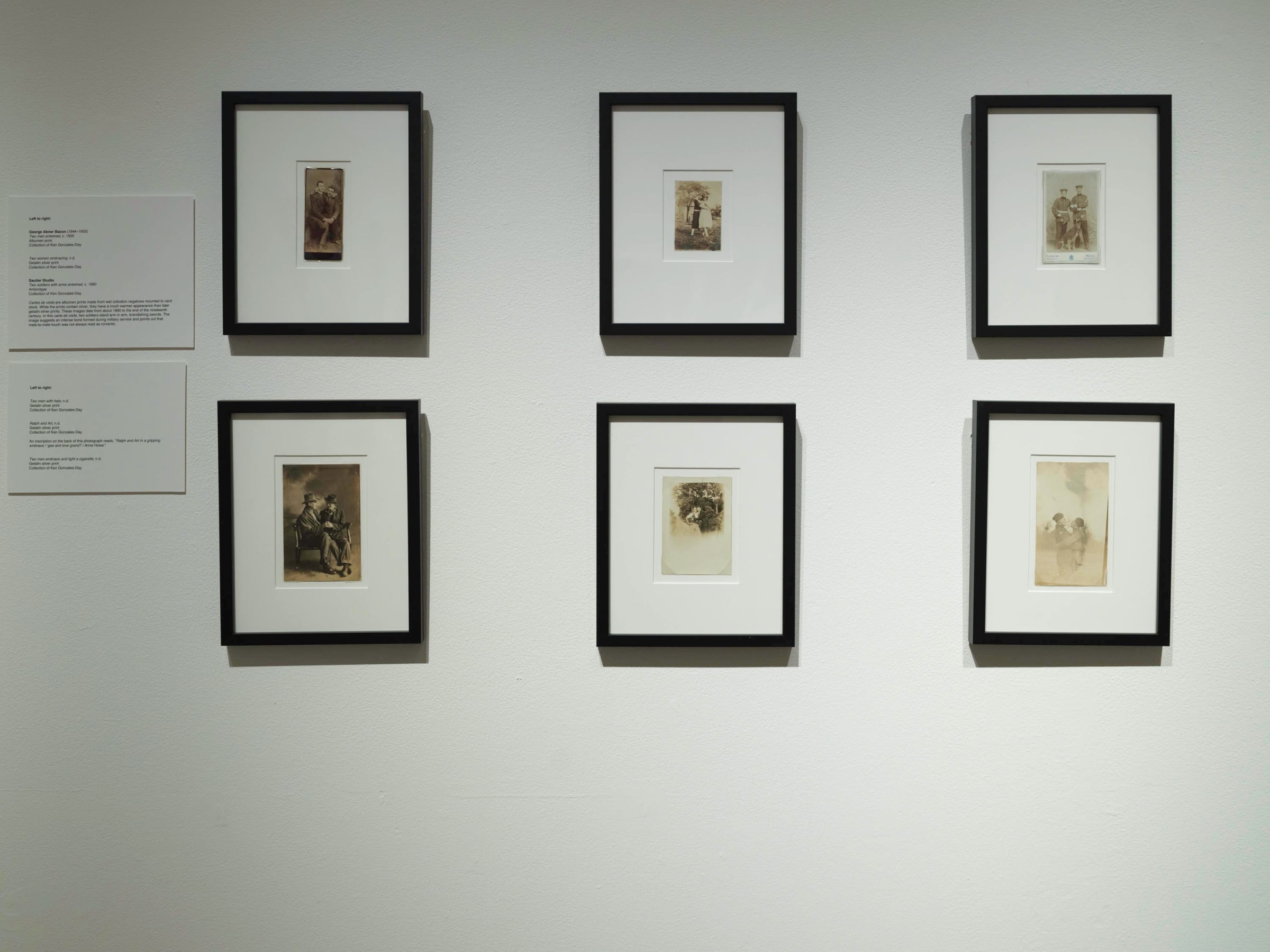 Installation view of&nbsp;Queer-ish: Photography and the LGBTQ+ Imaginary, at Ruth Chandler Williamson Art Gallery, Scripps College, on view from&nbsp;October 28 &ndash; December 15, 2023