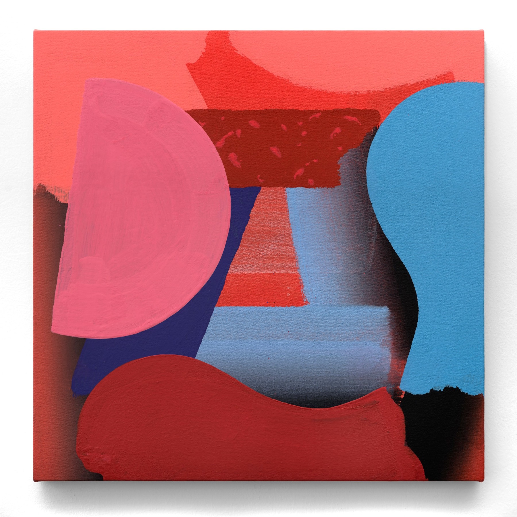 Michael Kindred Knight, Duncan, 2022, Acrylic on canvas, 18 x 18 in.