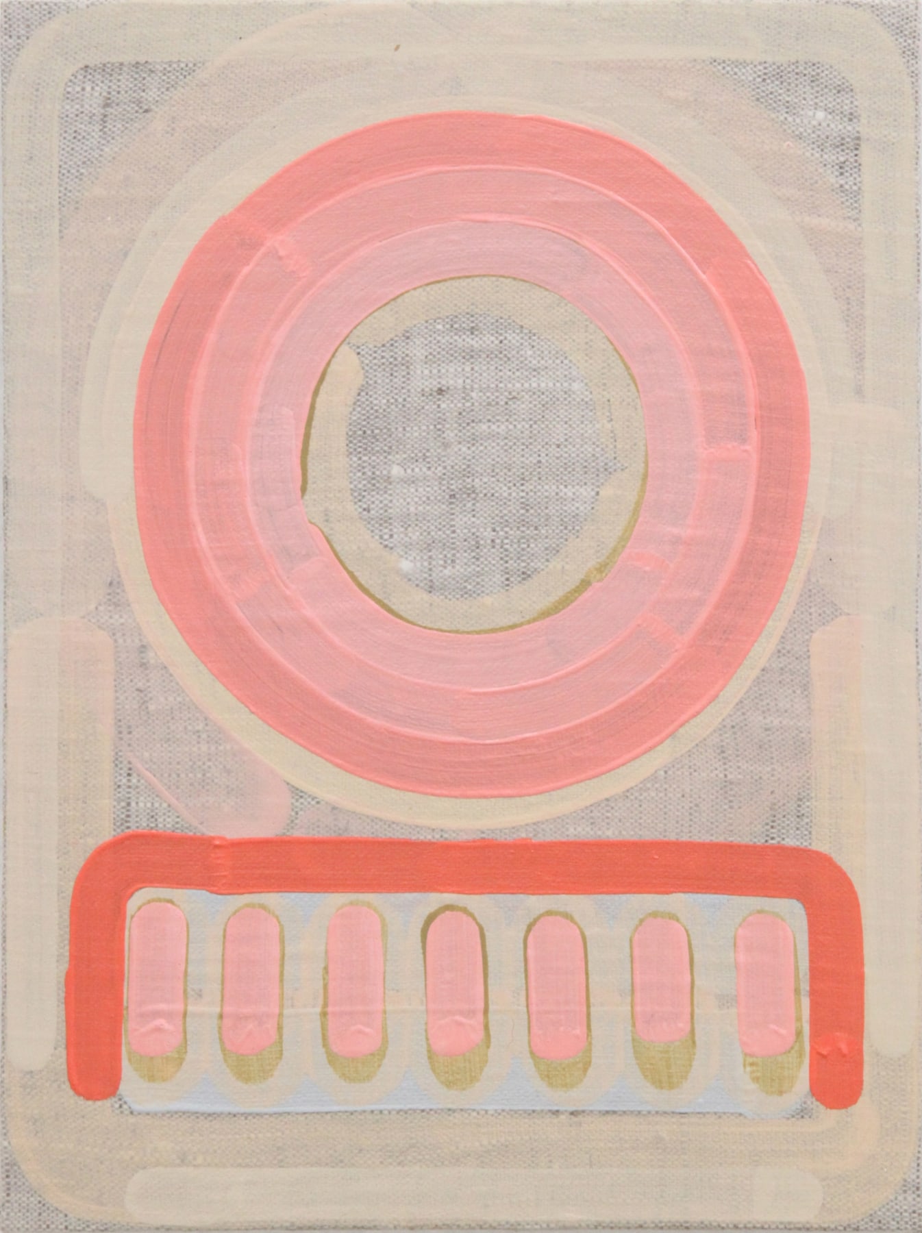 Lily Stockman Benares, 2014  Oil on Indian linen  12 x 9 inches