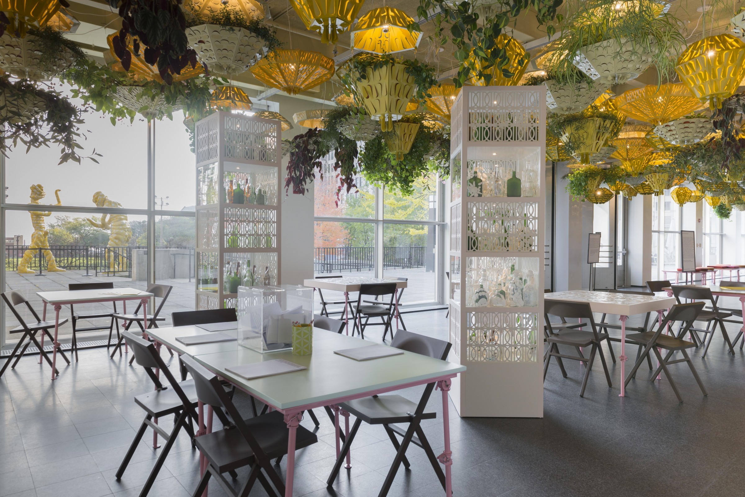 Installation view of&nbsp;24 Hours&nbsp;at The Commons, MCA Chicago&nbsp;