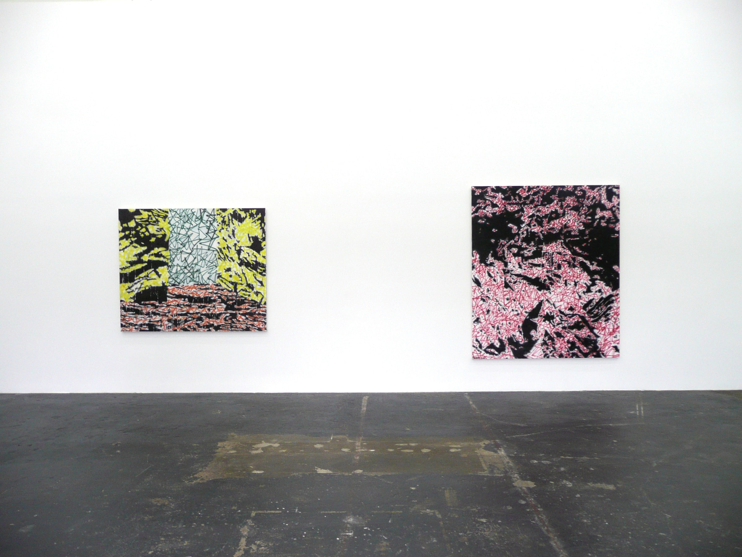 Installation View of Daniel Tierney: The best made plans are laid in ruin