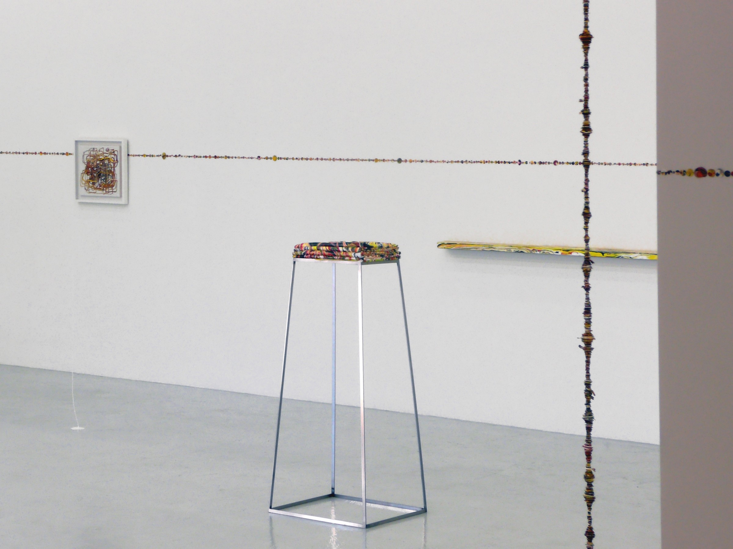 Installation View of Margie Livingston: Paint Objects