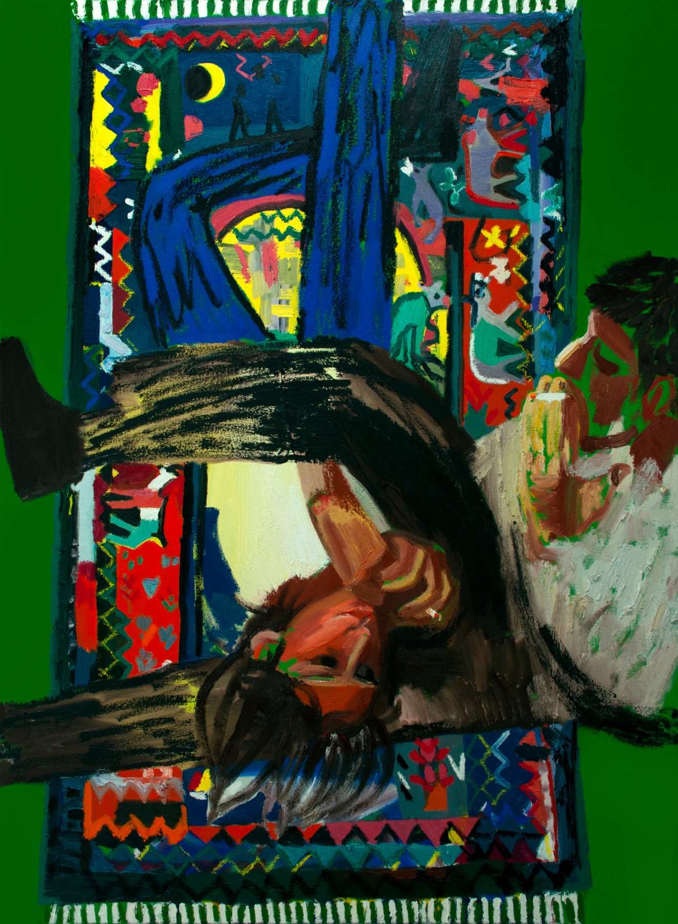Erik Olson Lovers on the Kirchner Carpet, 2020