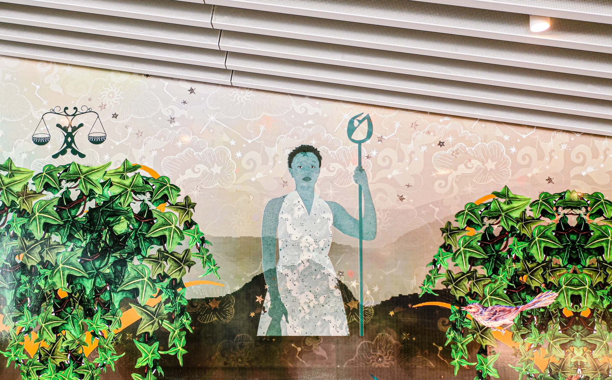 Installation view of The Guardians