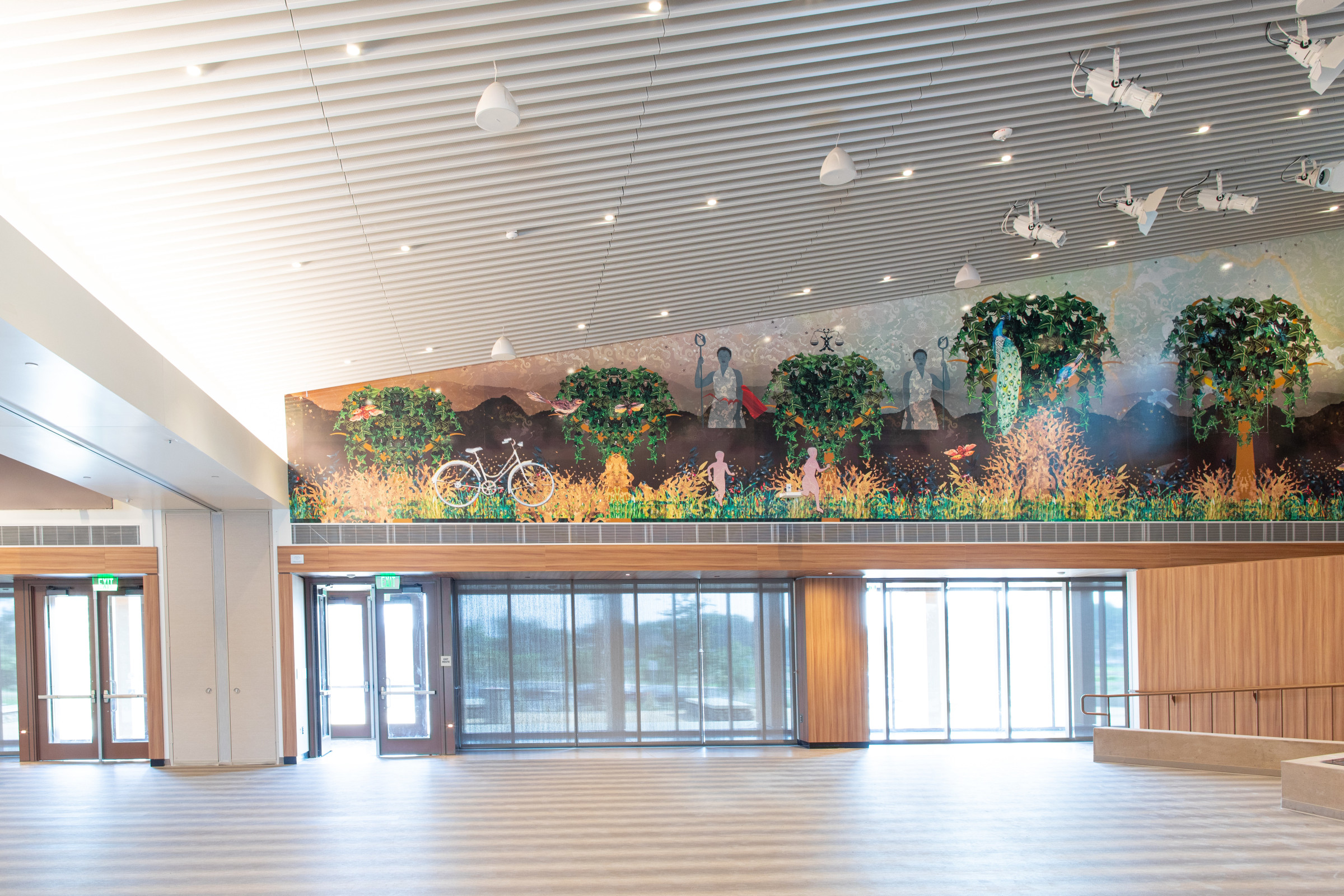 Installation view of The Guardians