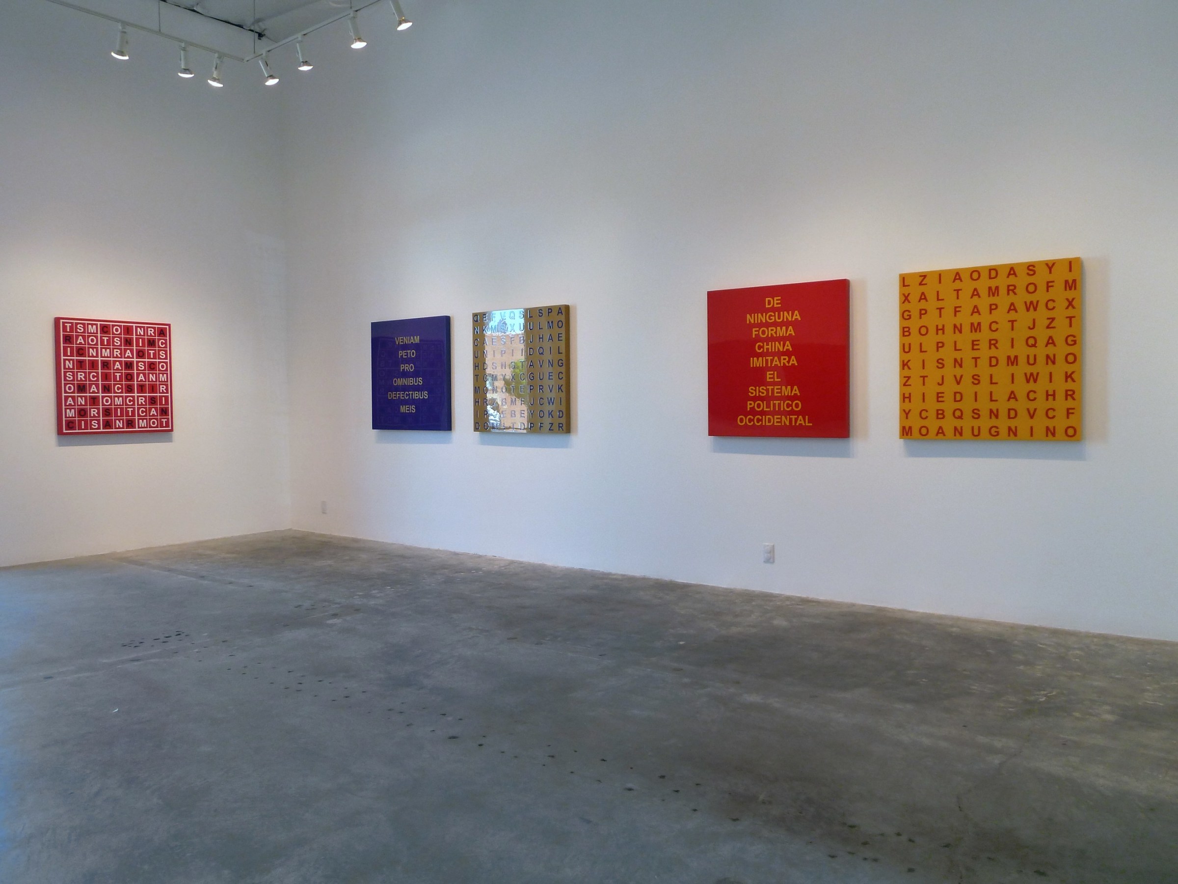 Installation View of Marcos Ram&iacute;rez ERRE: Playing Series Serious