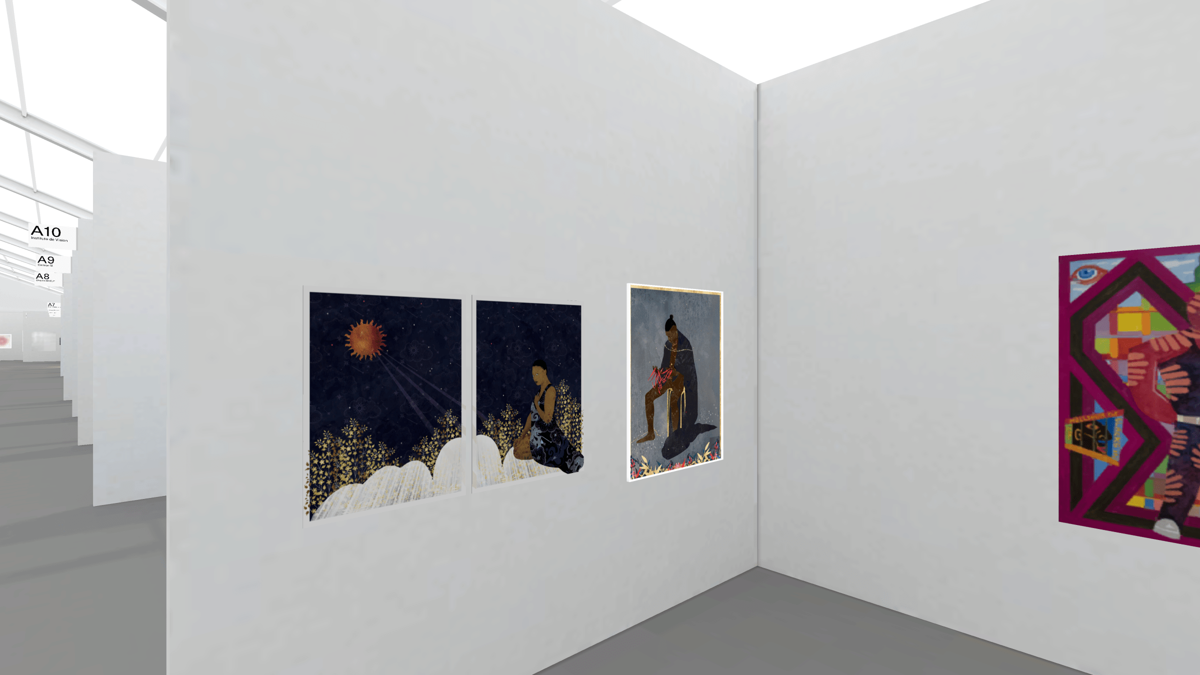 Installation View of Untitled Online Booth