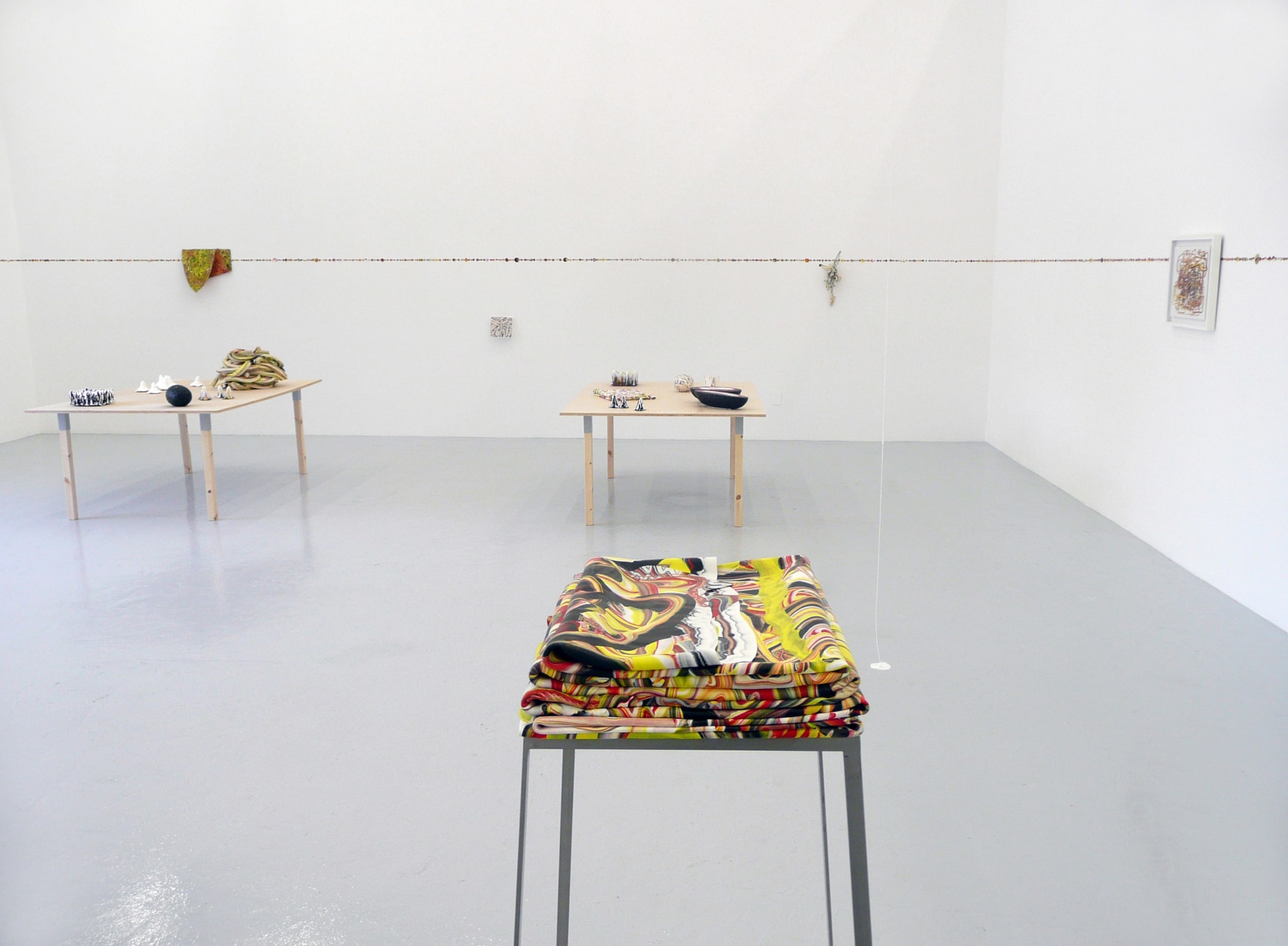 Installation View of Margie Livingston: Paint Objects
