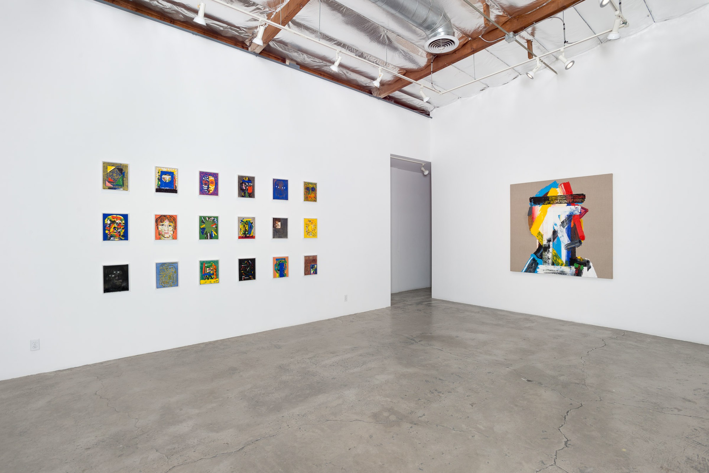 Installation View of Erik Olson: L.A. Paintings