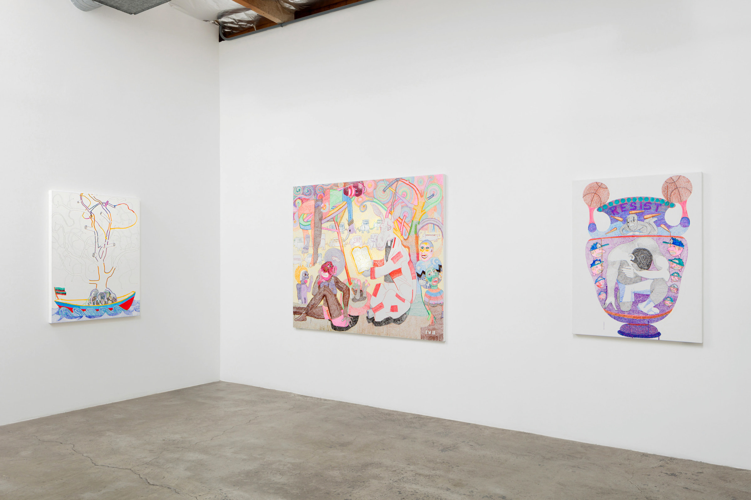 Installation View, Peter Williams: River of Styx