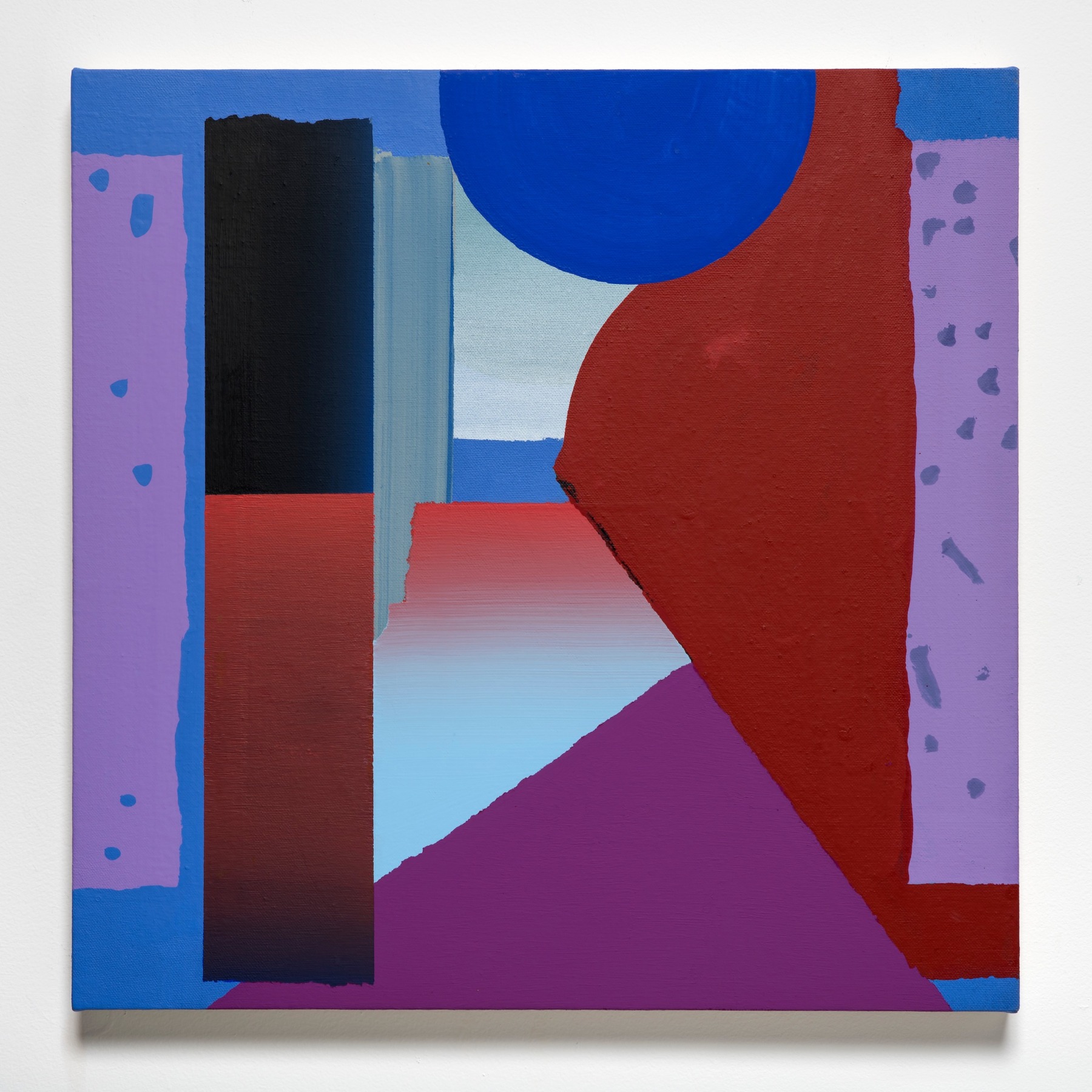 Michael Kindred Knight, Pima, 2021, Acrylic on canvas, 18 x 18 in.