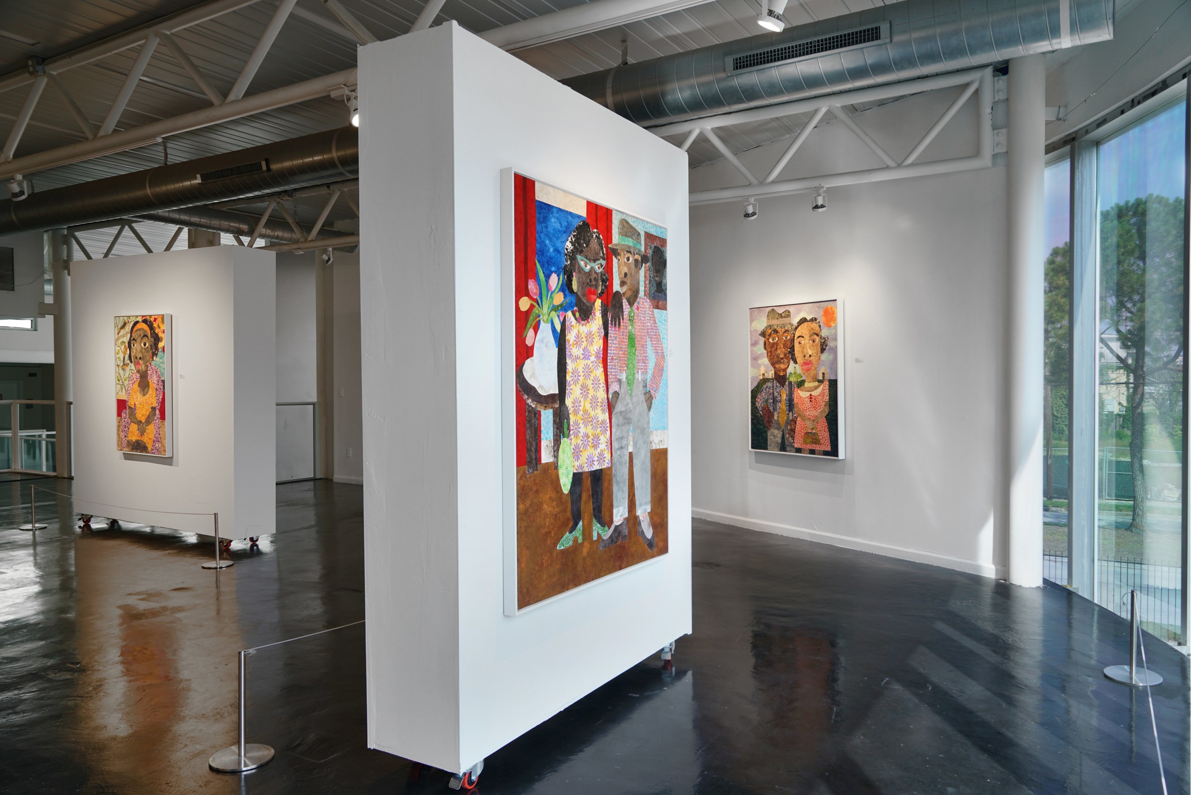 Installation view of&nbsp;Evita Tezeno: Out of Many, Houston Museum of African American Culture on view from April 28 - June 17, 2023