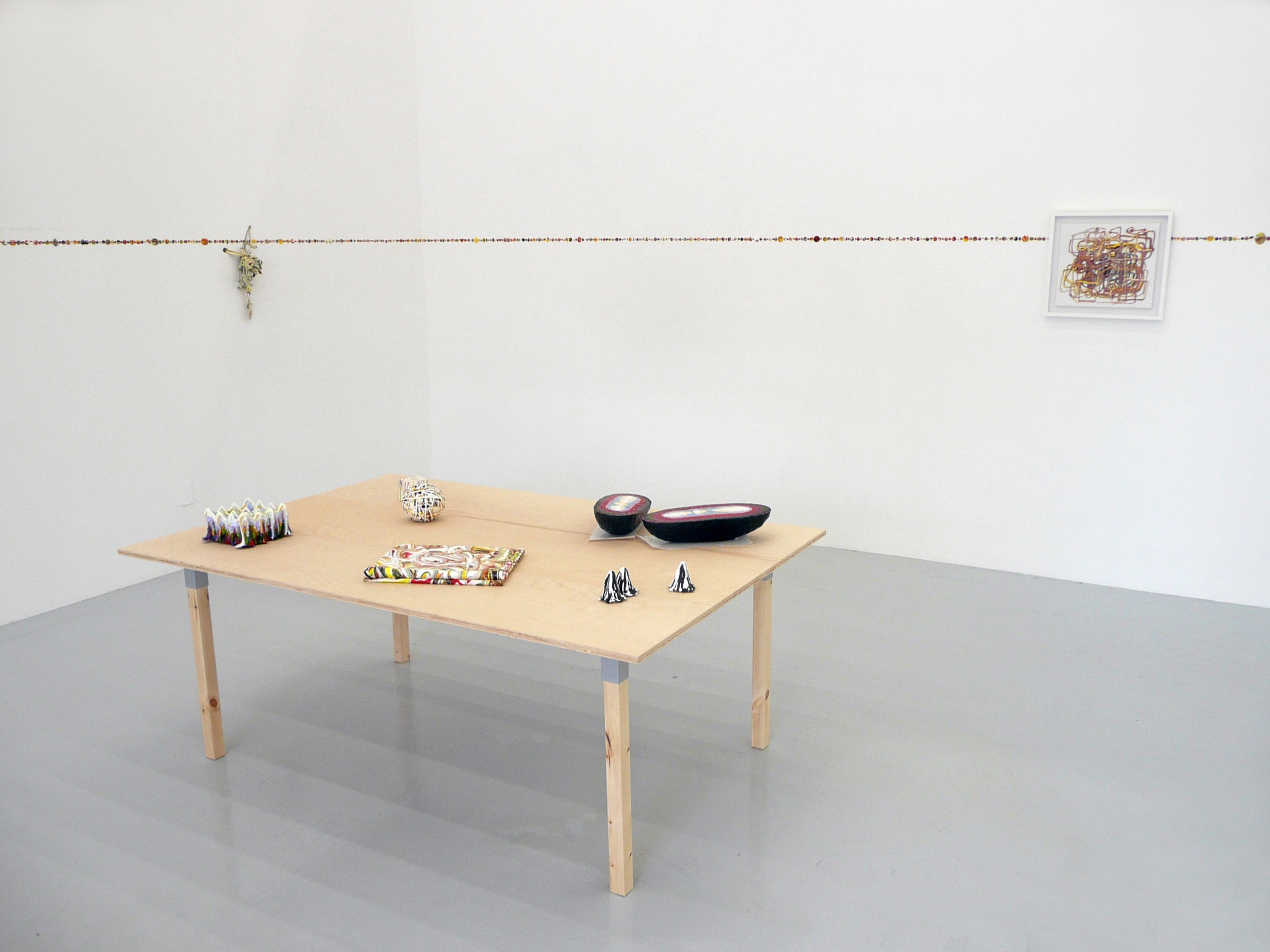 Installation View of Margie Livingston: Paint Objects