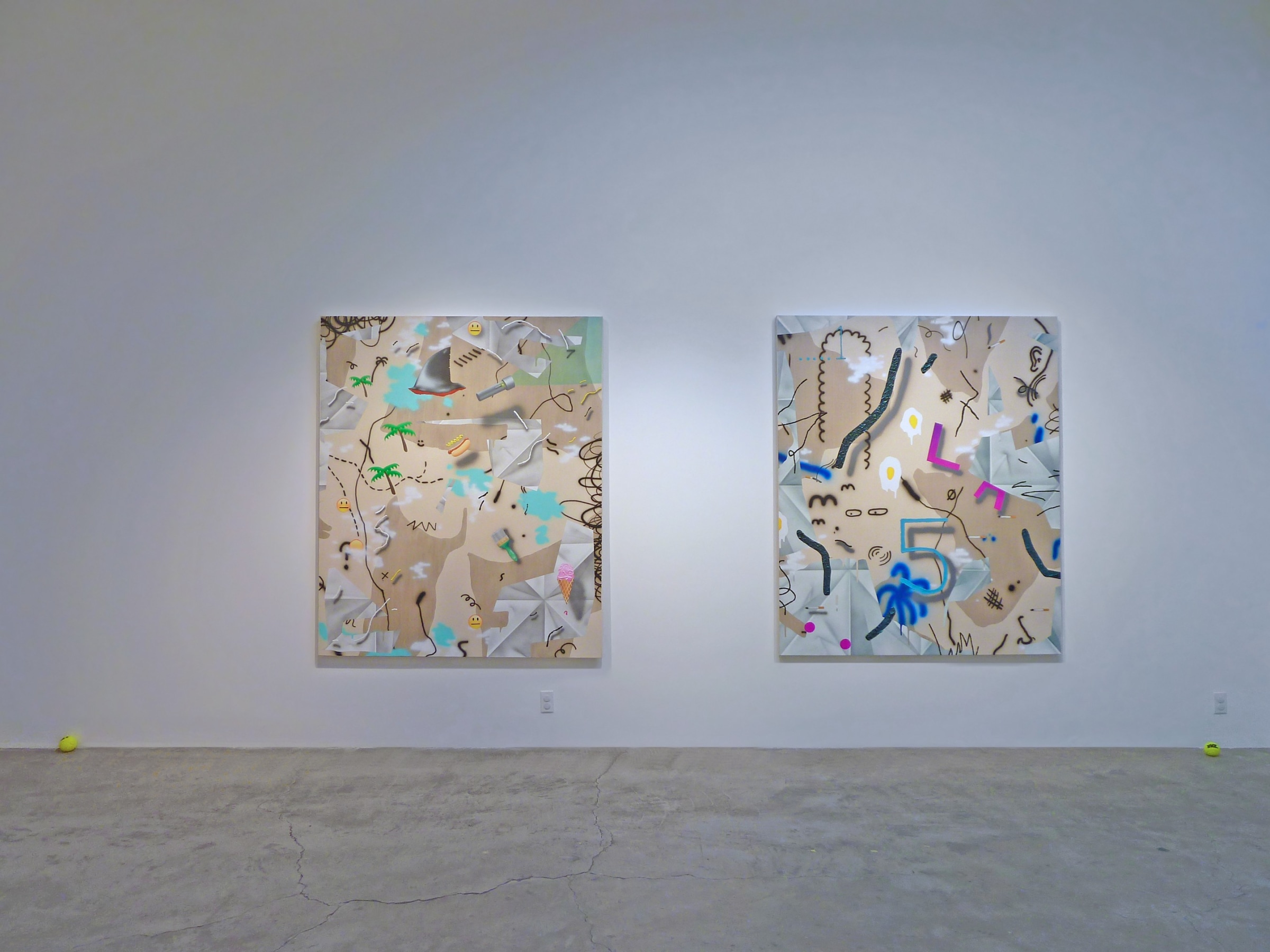 Installation View of Josh Reames: #PAINTING