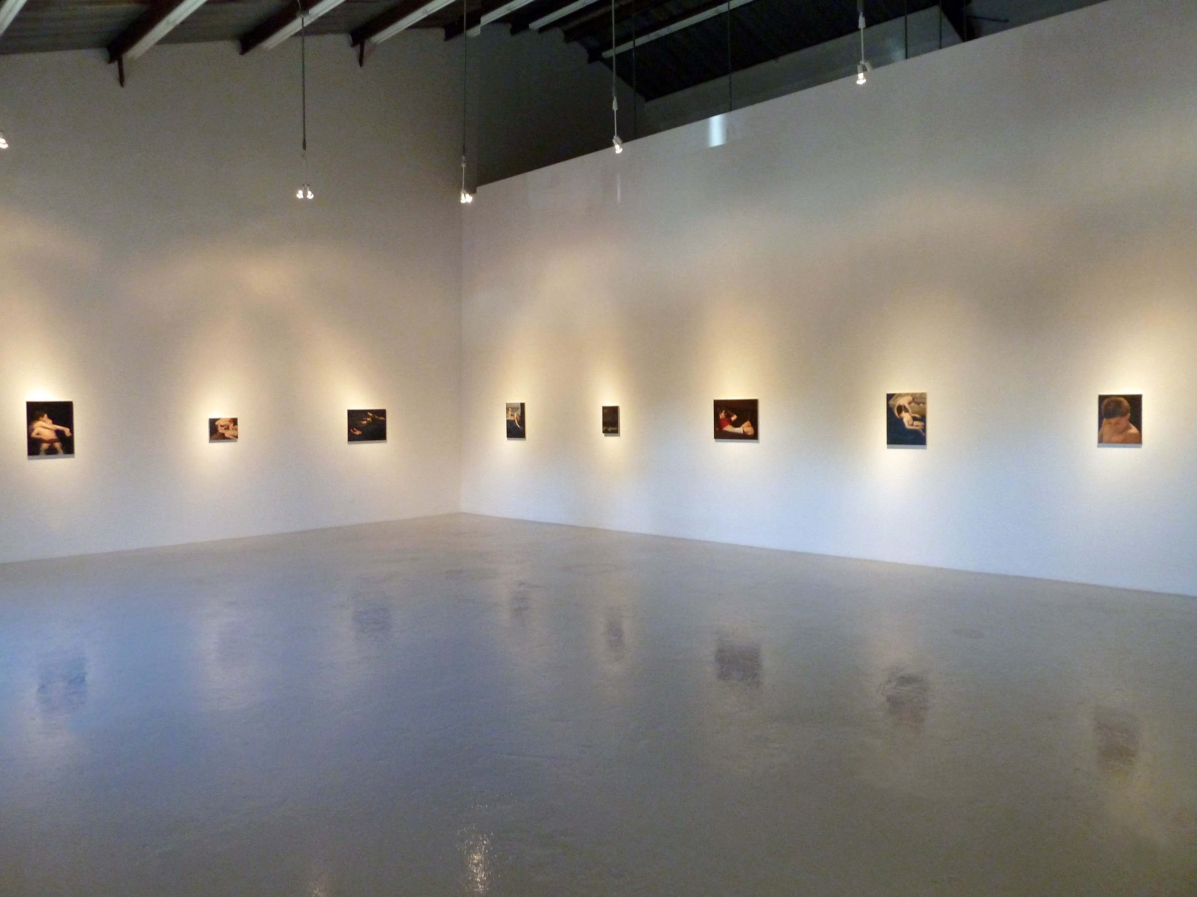 Installation View of Abel Baker Gutierrez: Swimming