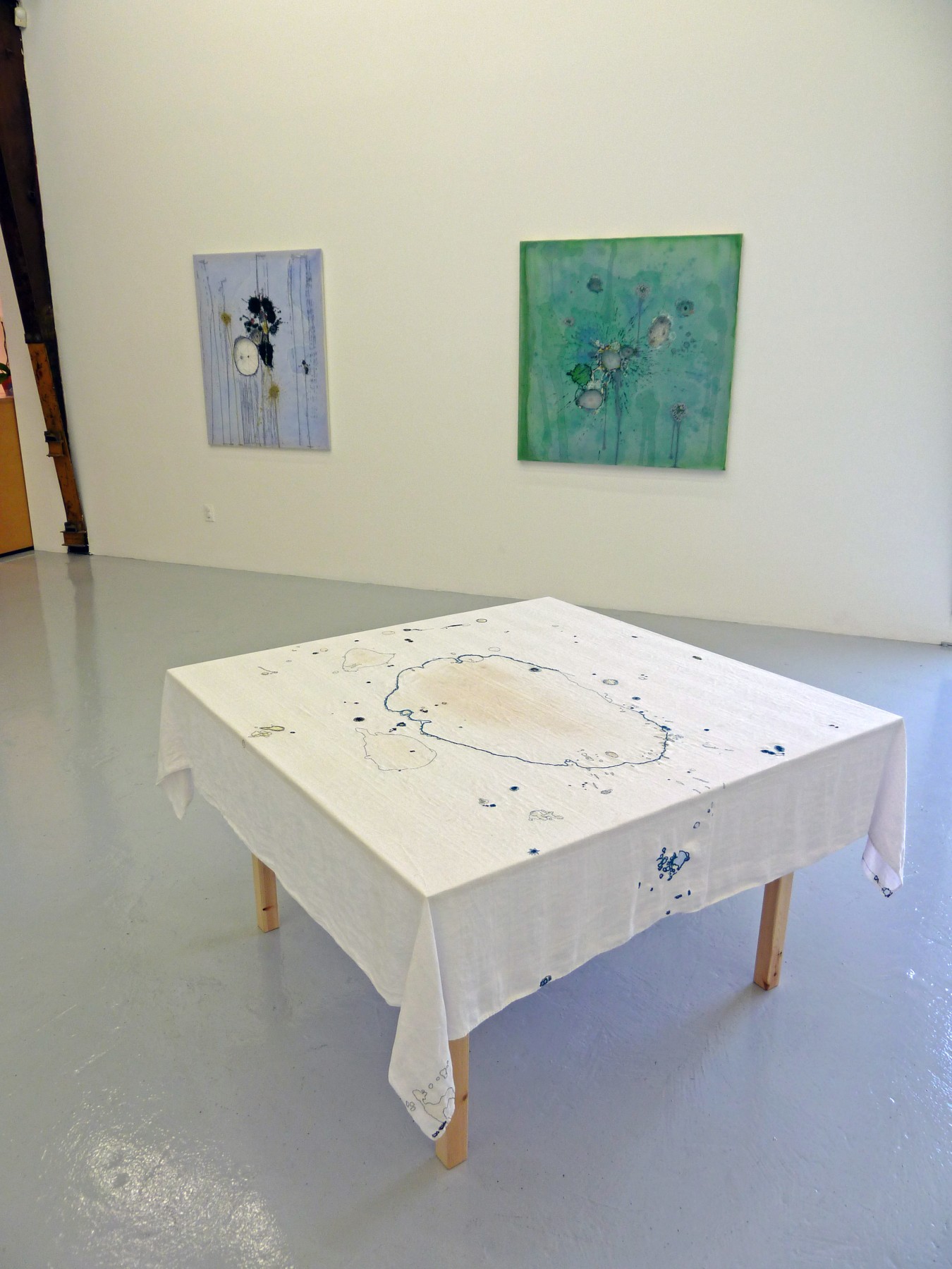 Installation View of we're not here to waste time