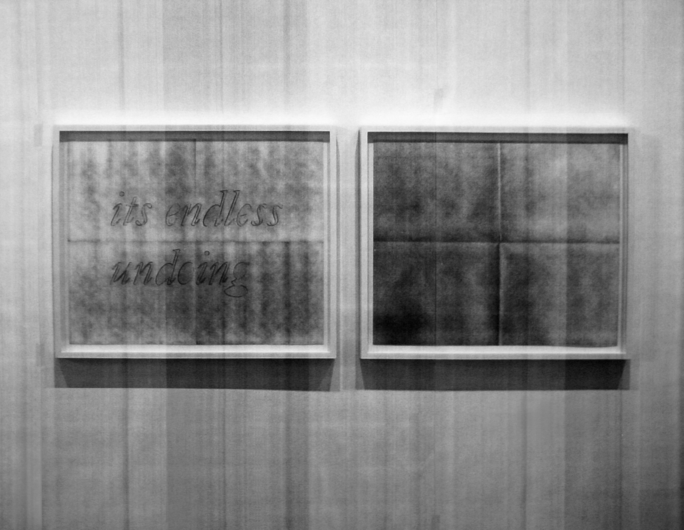 Installation View of Chris Engman, Cody Trepte, Samantha Roth and John Houch: Dualities, Omissions, Loops, and Ruptures