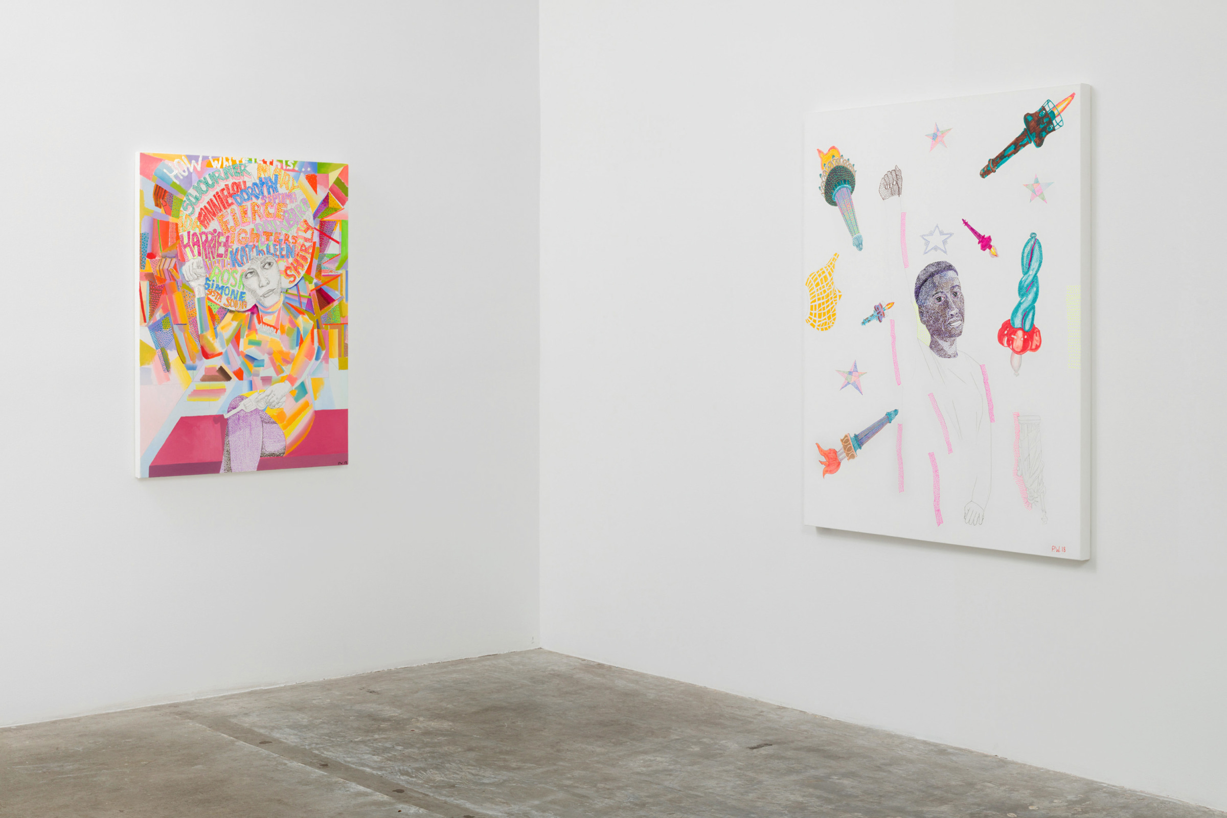 Installation View, Peter Williams: River of Styx