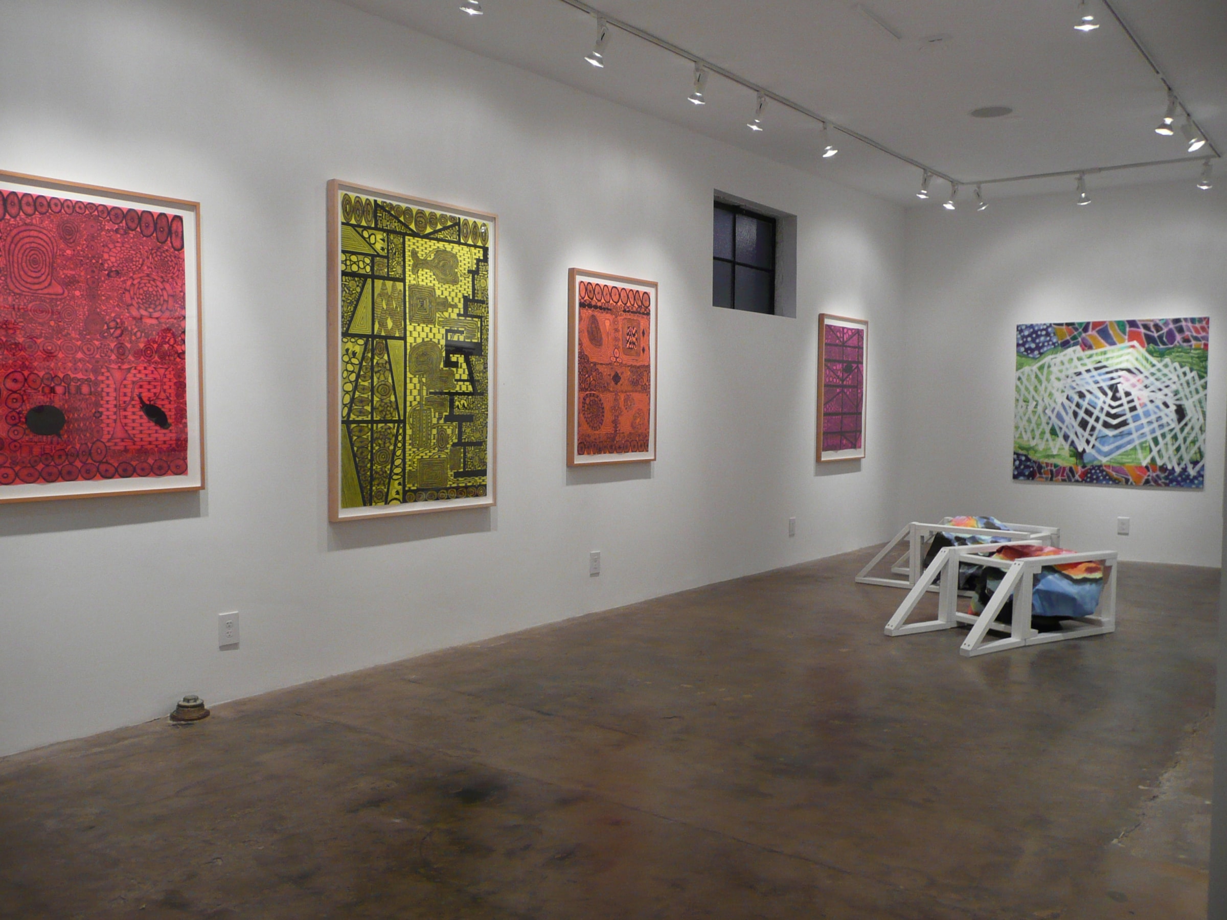 Installation View of Group Show: United States of Color vs. Grand Theft Auto