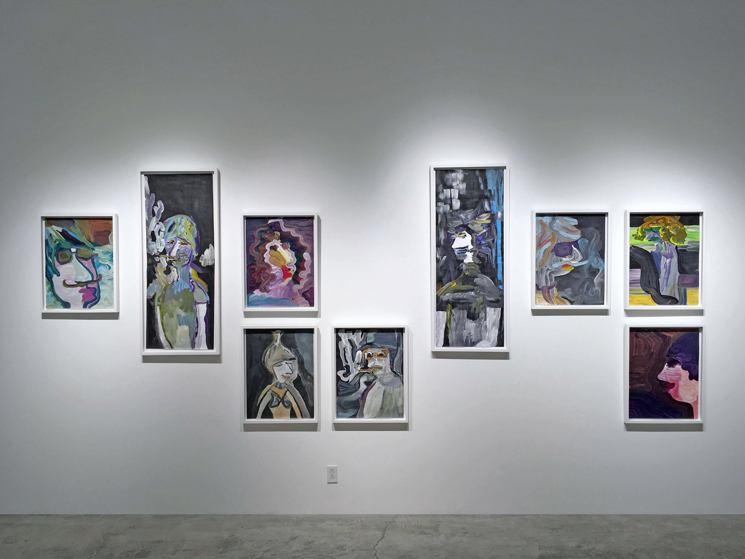 Installation view of Edie Beaucage: Sequencer-Spectrum-Reverb